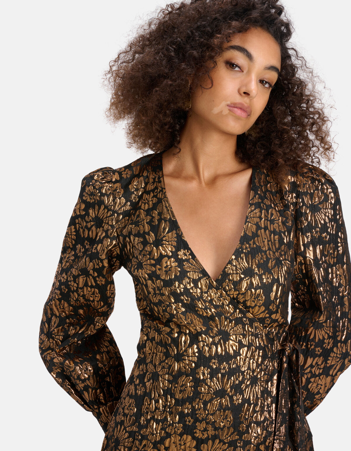 Jacquard Jurk Zwart SHOEBY WOMEN