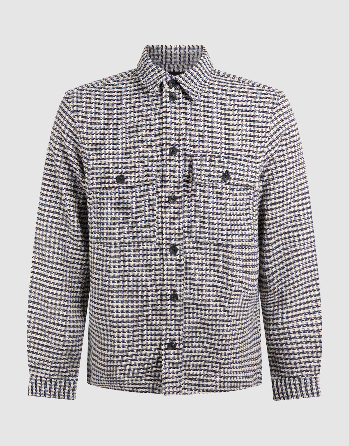 Pied De Poule Overshirt Zand SHOEBY MEN