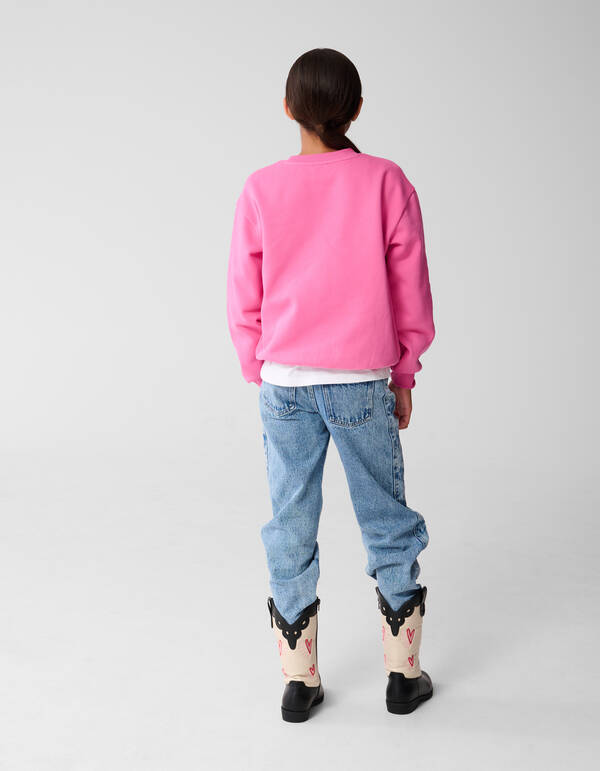 Tijger Artwork Sweater Roze SHOEBY GIRLS