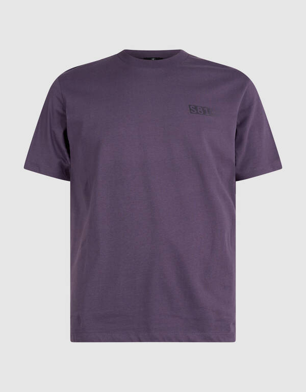 Artwork T-shirt Donkerpaars SHOEBY MEN
