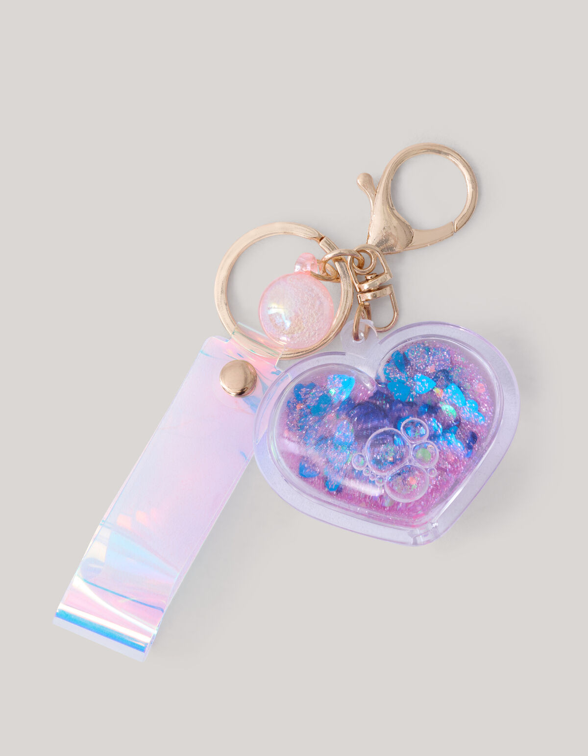 Hart Sleutelhanger Blauw SHOEBY ACCESSOIRES