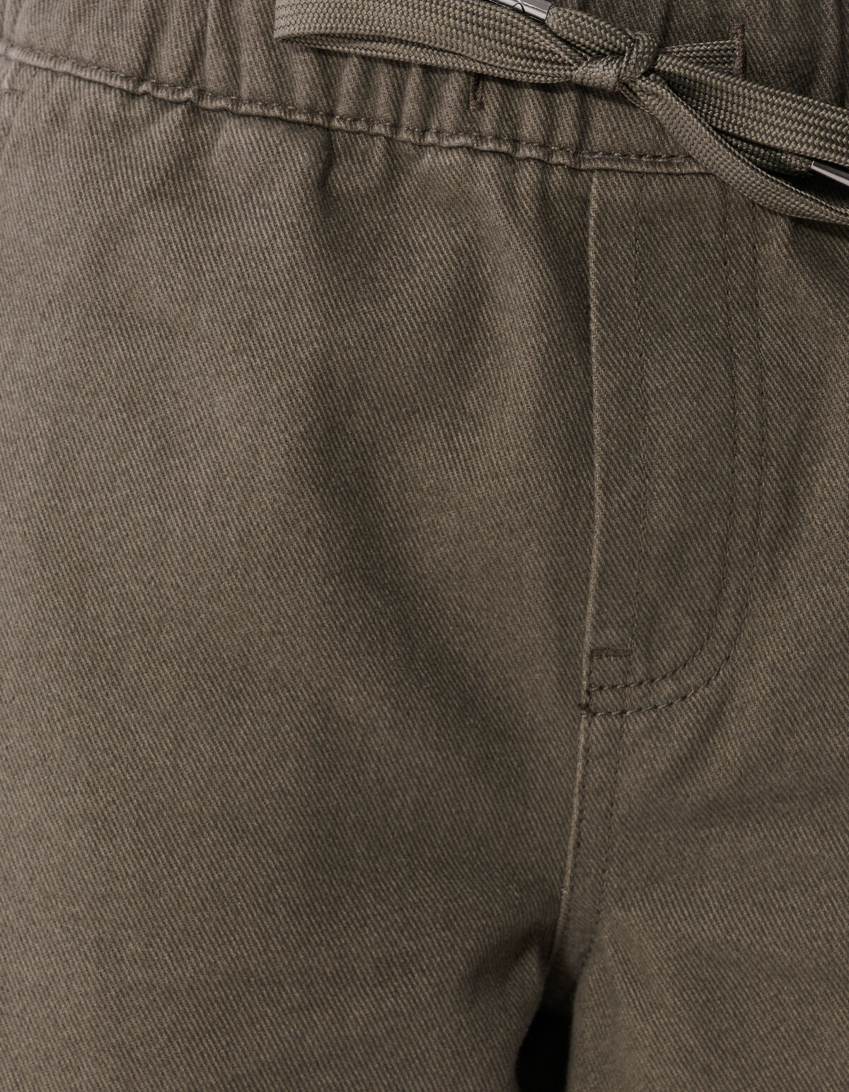 Twill Barrel Fit Broek Donkergroen SHOEBY BOYS