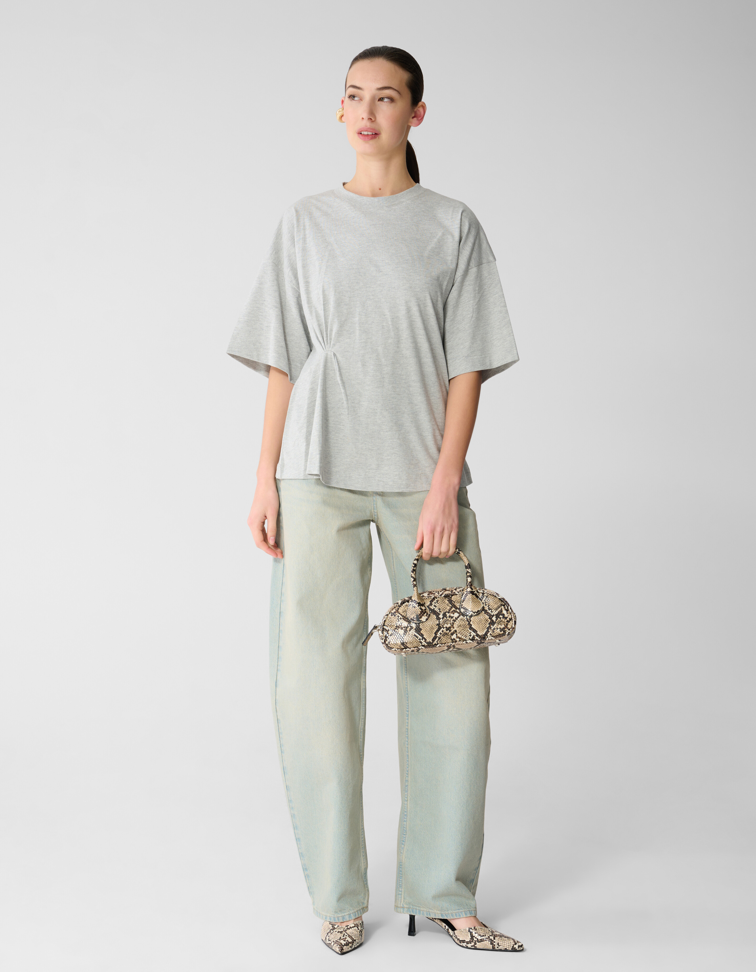 Snake Tas Bruin SHOEBY ACCESSOIRES