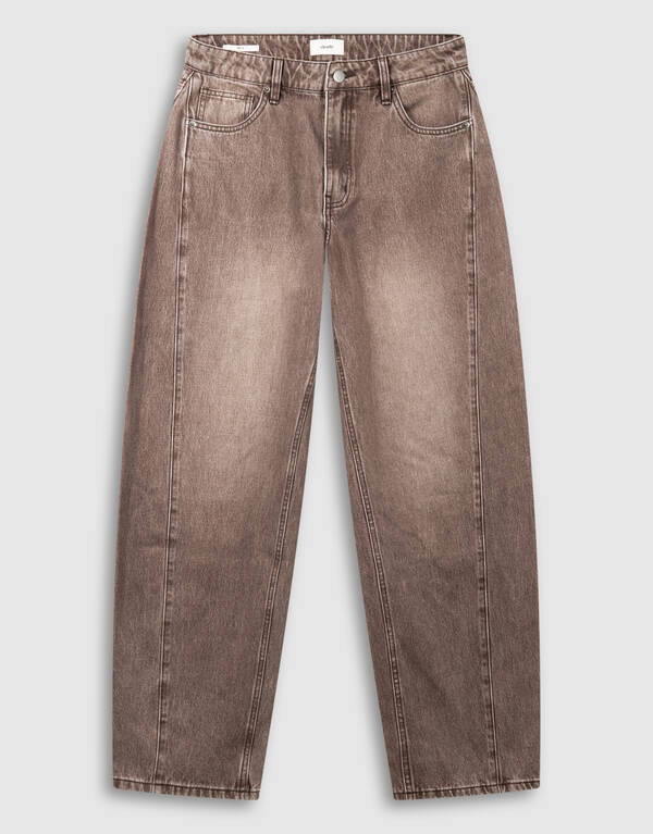 Barrel Fit Jeans Bruin SHOEBY WOMEN