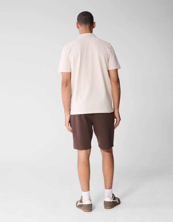 Pique Short Donkerbruin SHOEBY MEN