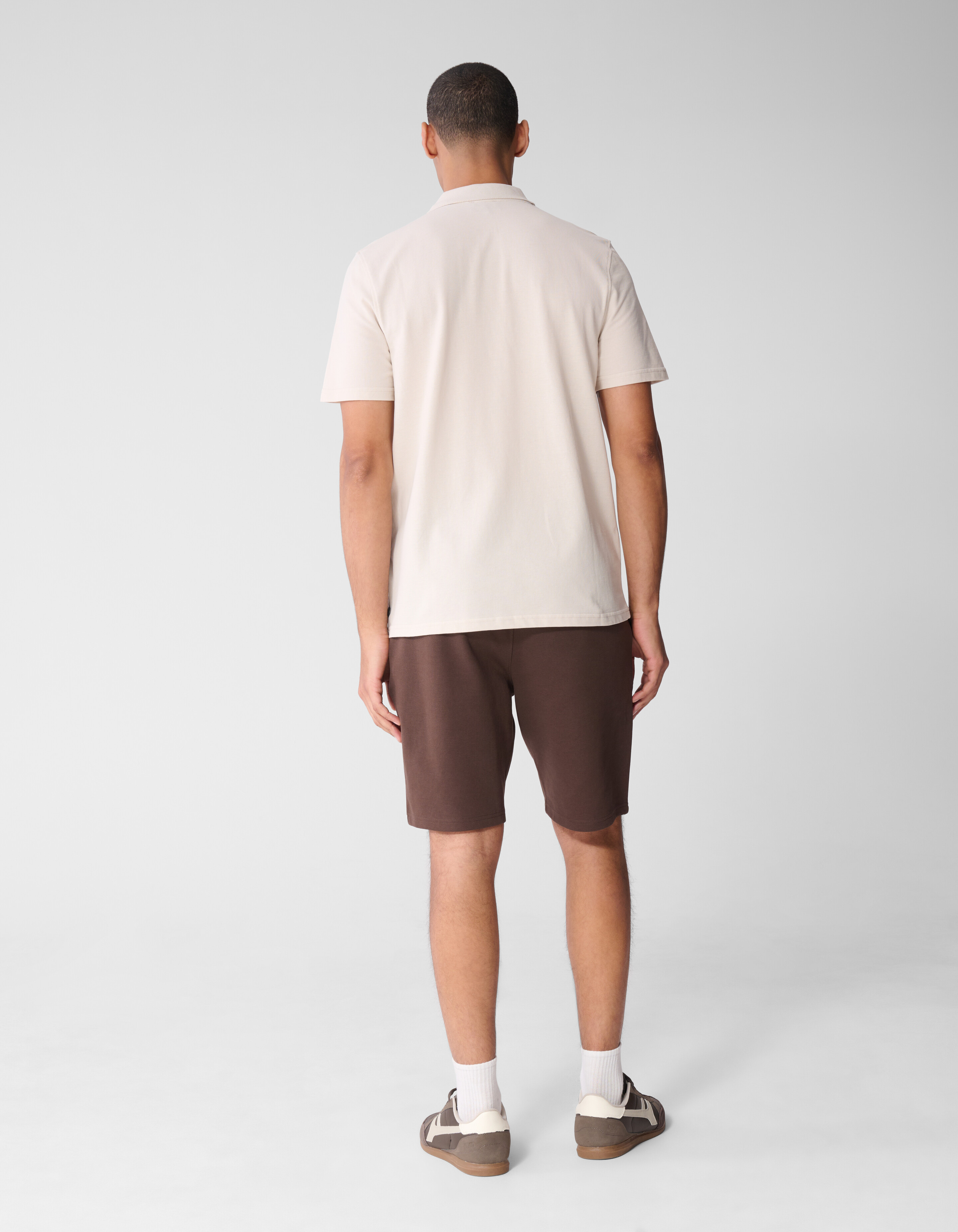 Pique Short Donkerbruin SHOEBY MEN