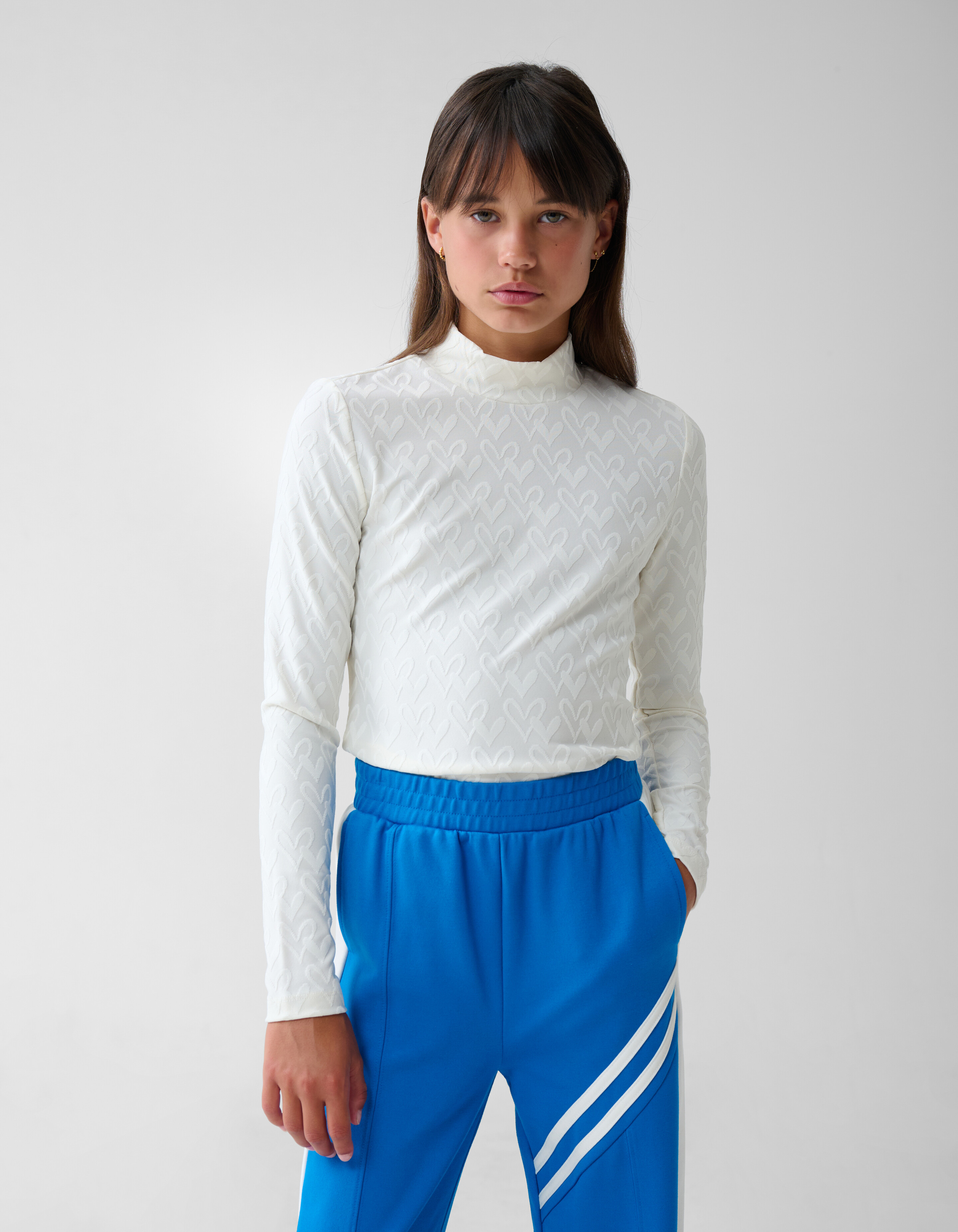 Heart Jersey Top Wit SHOEBY GIRLS