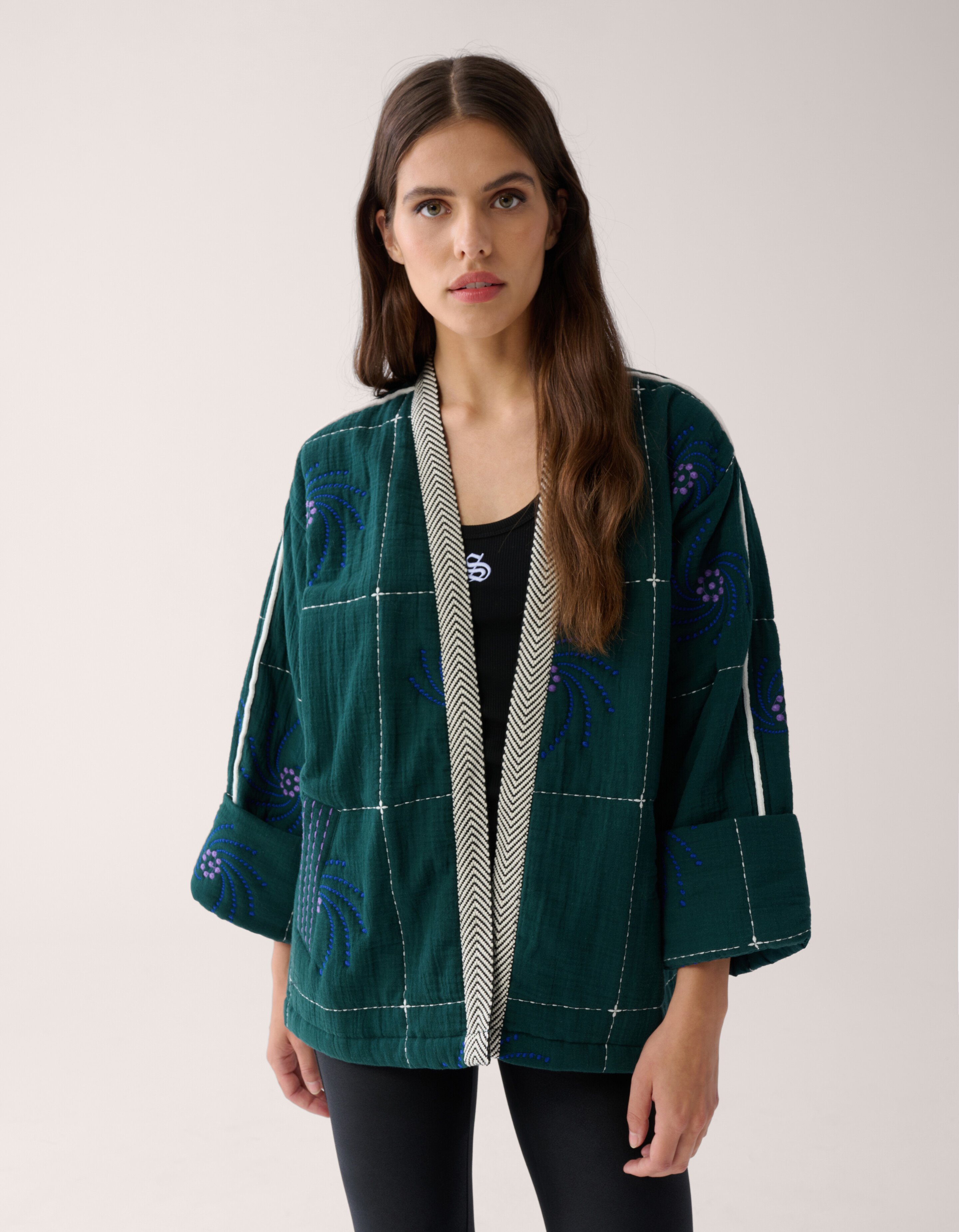Embroidery Jack Groen By Mieke SHOEBY WOMEN