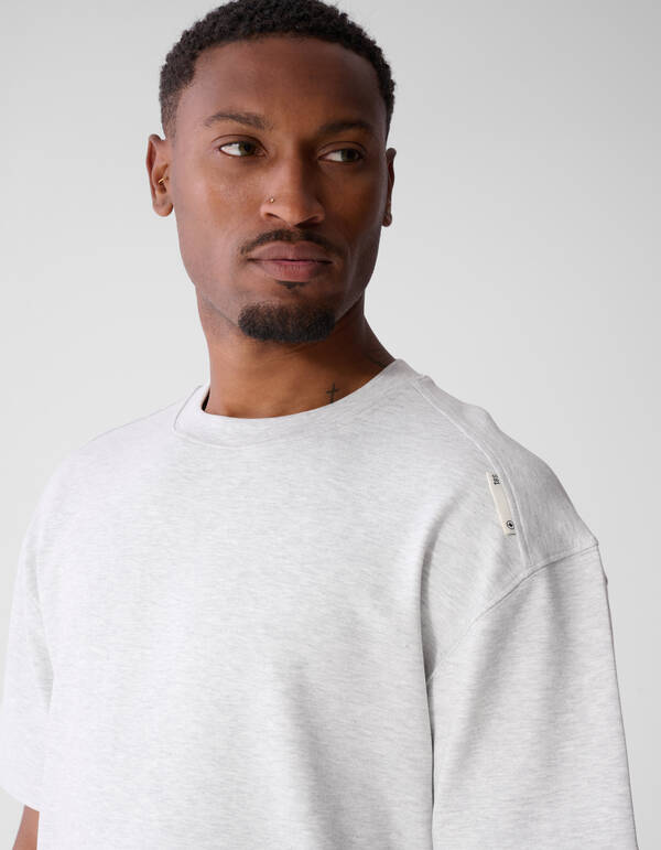 Label T-shirt Lichtgrijs SHOEBY MEN