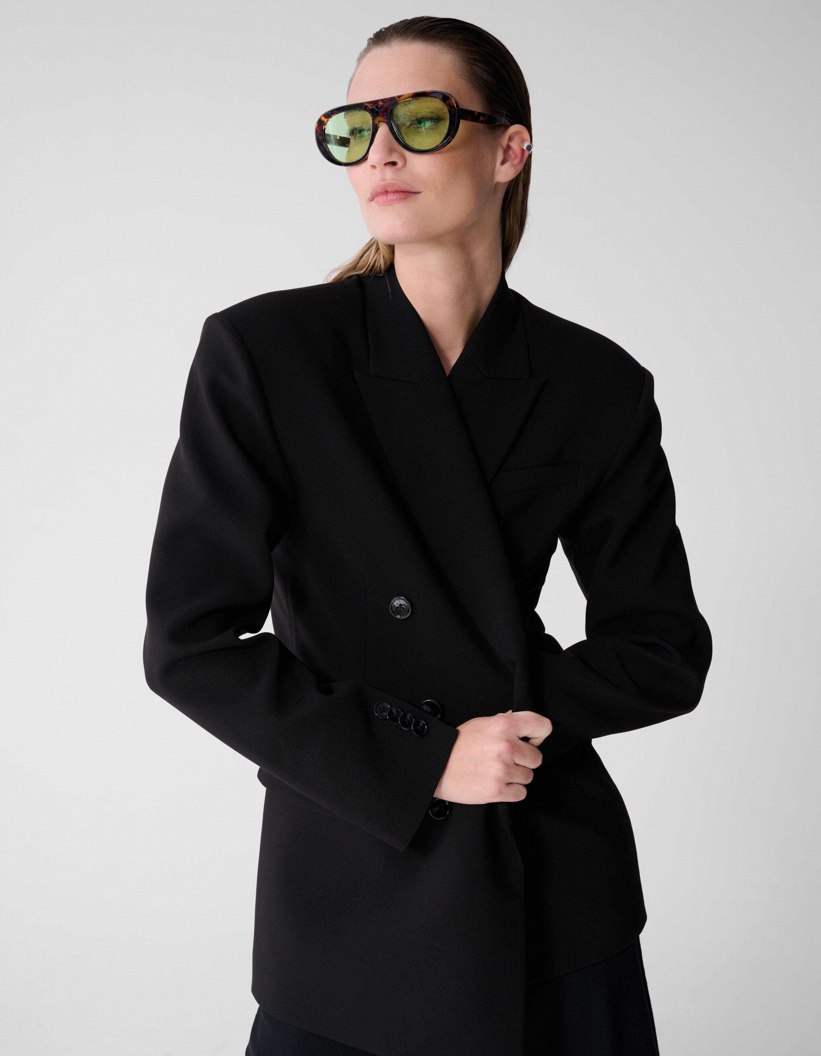 Big Shoulder Blazer Zwart By Lonneke SHOEBY WOMEN