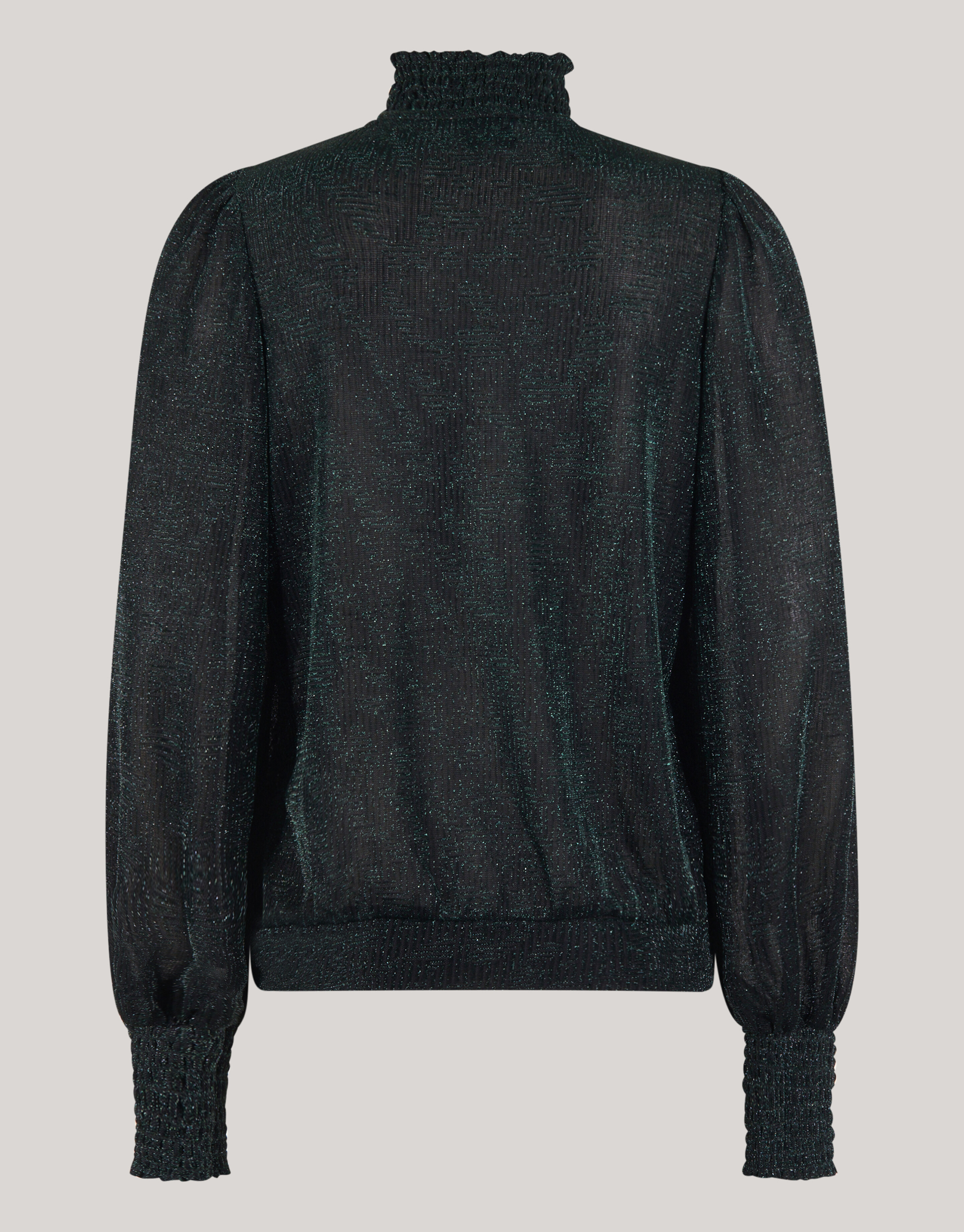 Lurex Top Donkergroen SHOEBY WOMEN