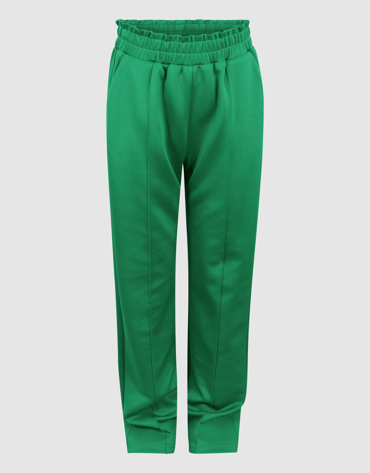 Wide Leg Fit Broek Groen SHOEBY GIRLS