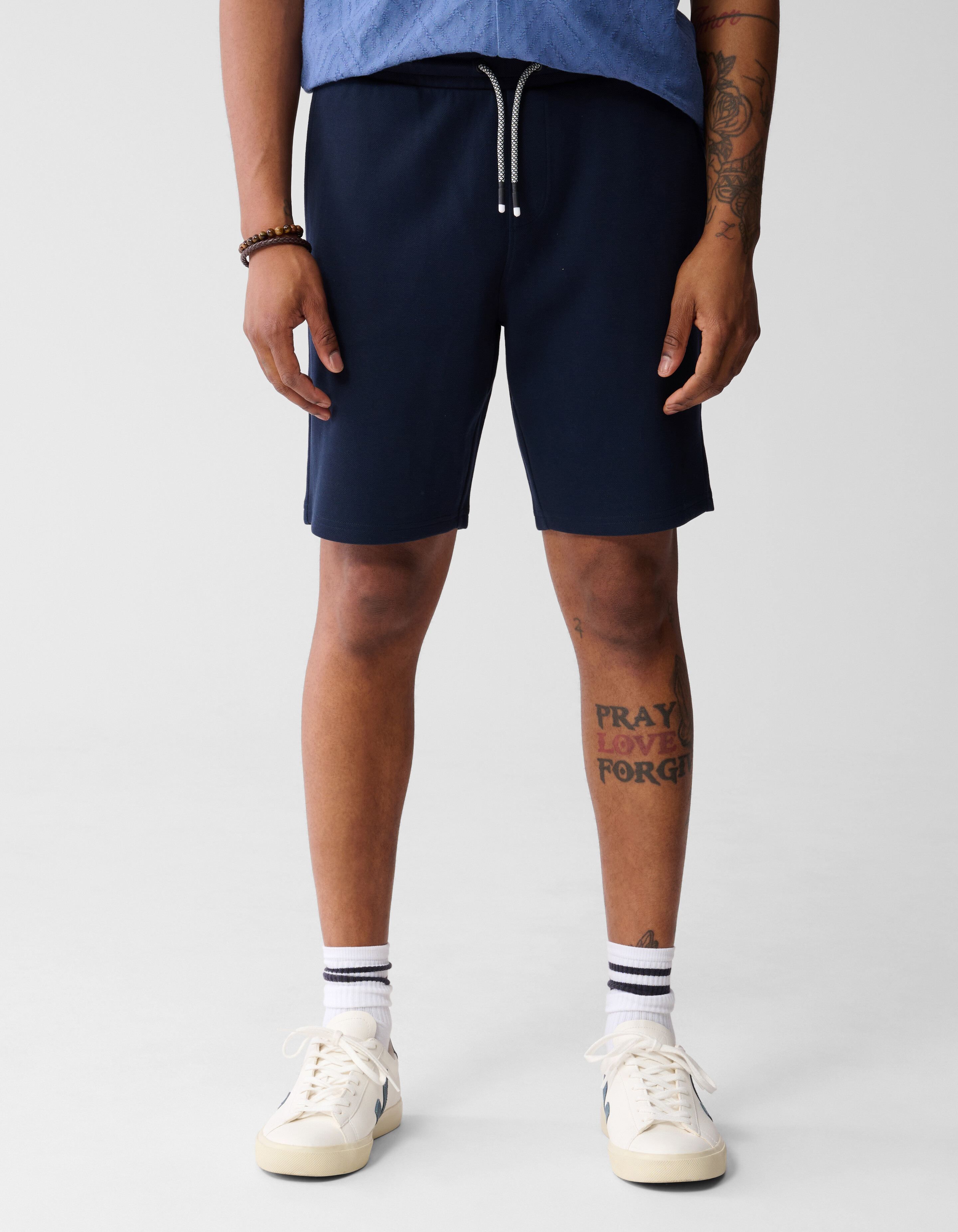 Pique Short Donkerblauw SHOEBY MEN
