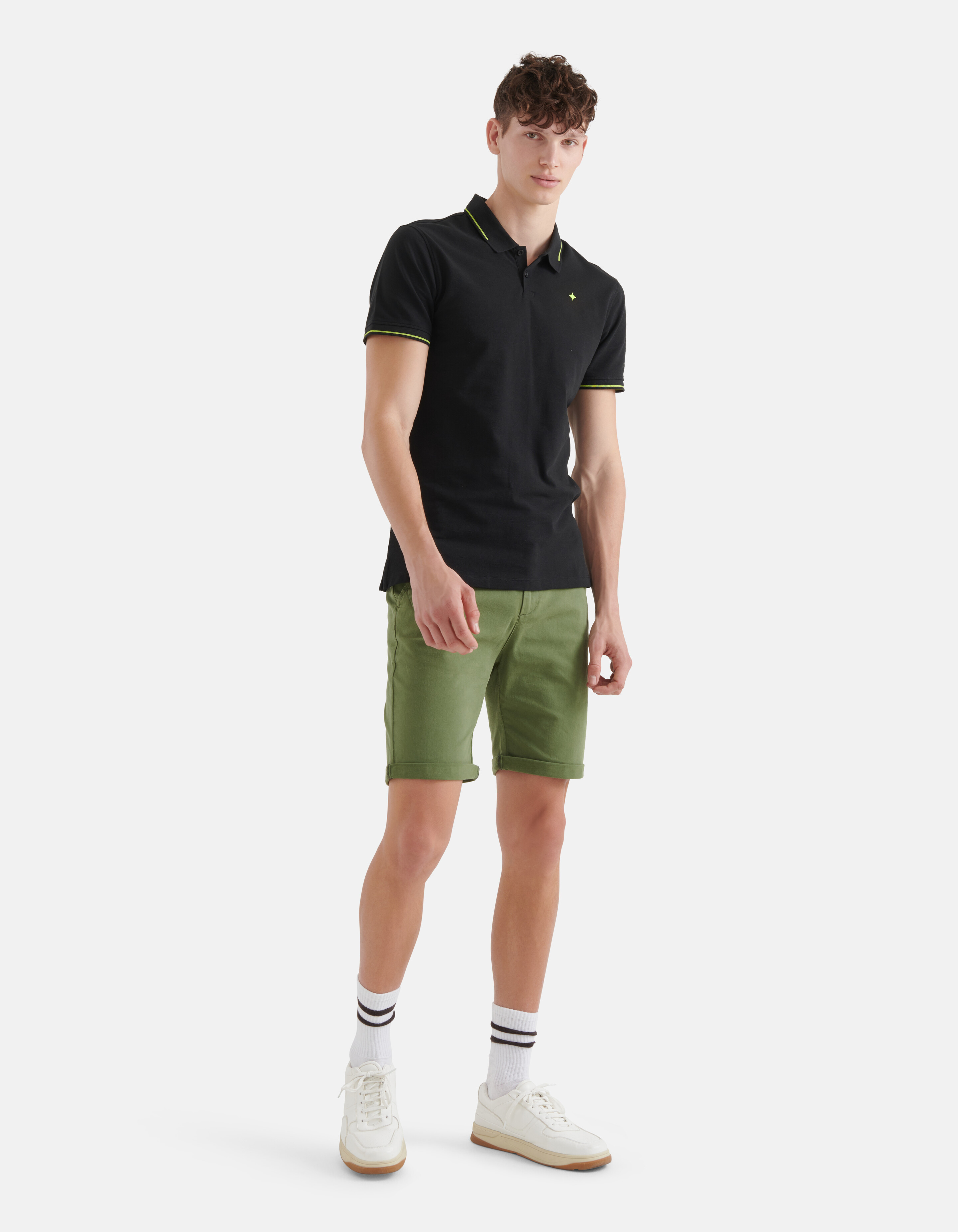 Basis Polo Zwart SHOEBY MEN