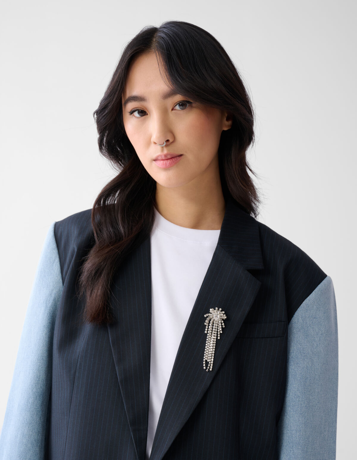 Strass Ster Broche Zilver SHOEBY ACCESSOIRES