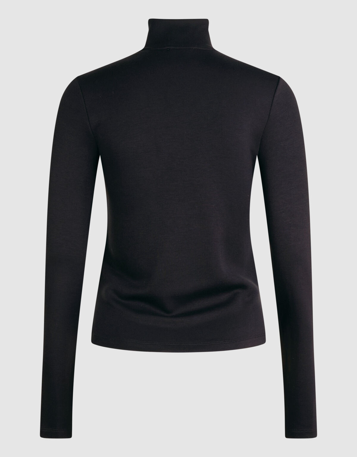 Aangesloten Zipper Longsleeve Top Zwart SHOEBY WOMEN