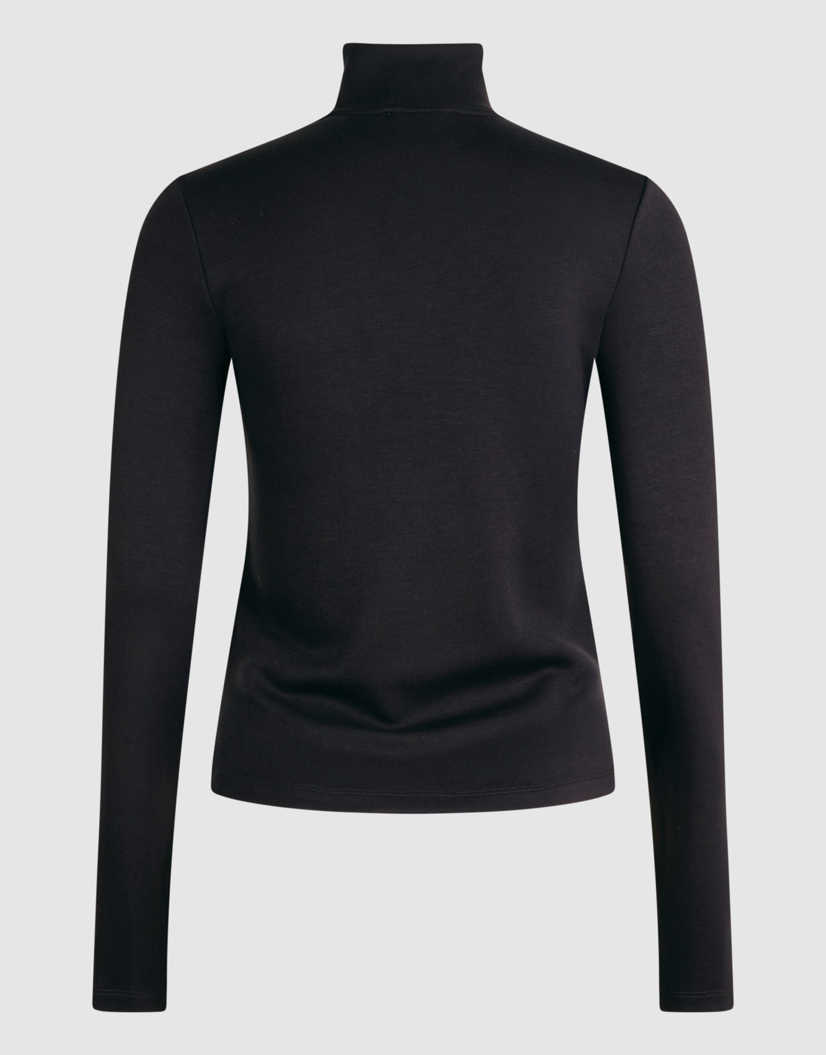 Aangesloten Zipper Longsleeve Top Zwart SHOEBY WOMEN