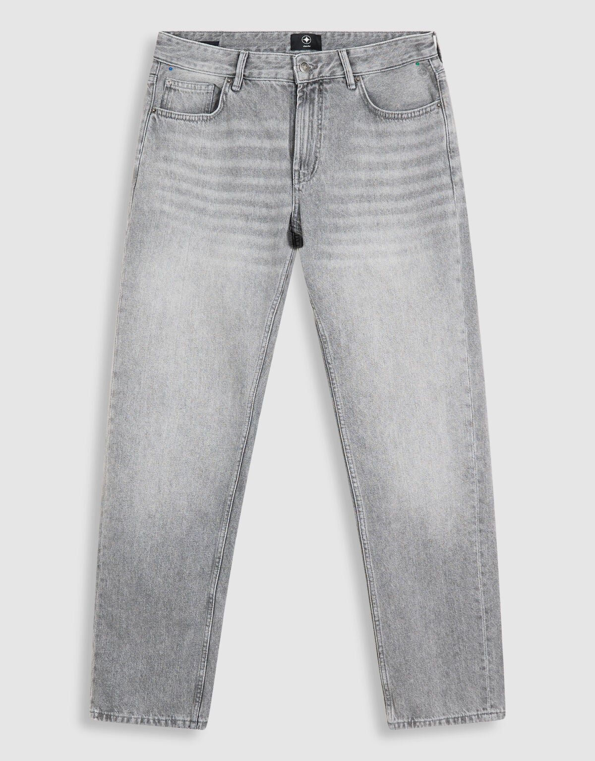 Modern Straight Fit Jeans Lichtgrijs L34 SHOEBY MEN