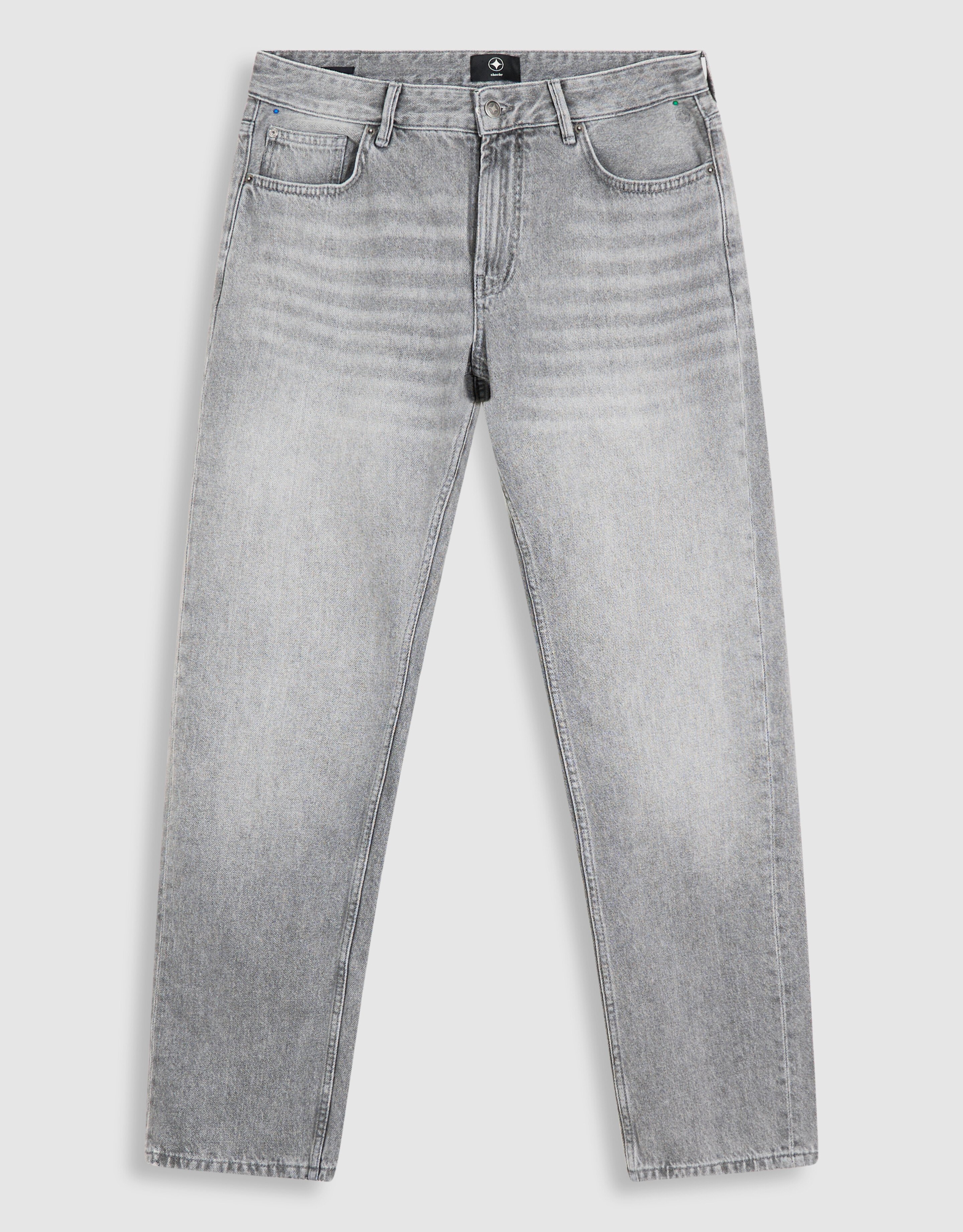 Modern Straight Fit Jeans Lichtgrijs L34 SHOEBY MEN