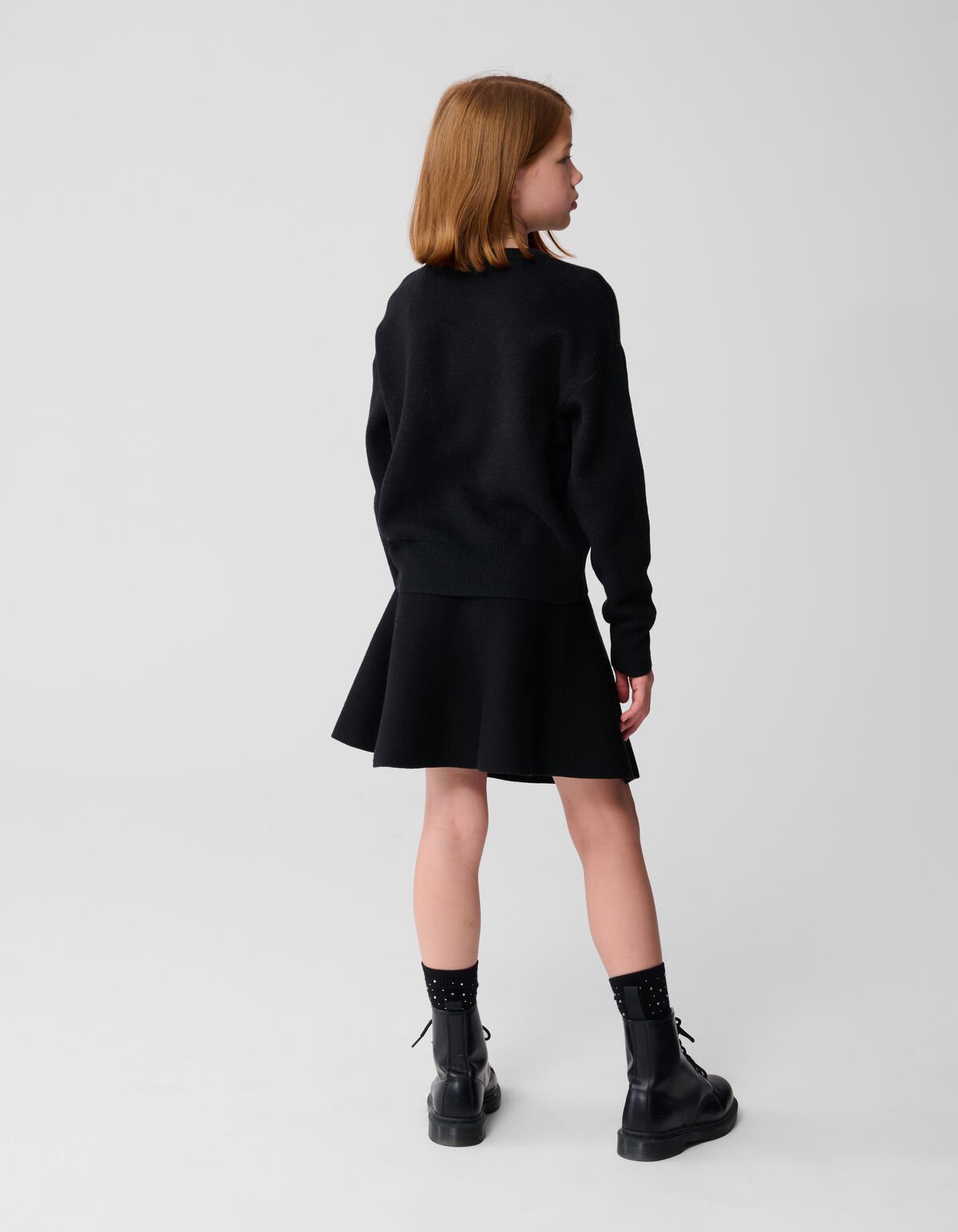 Gebreide Create Artwork Trui Zwart SHOEBY GIRLS