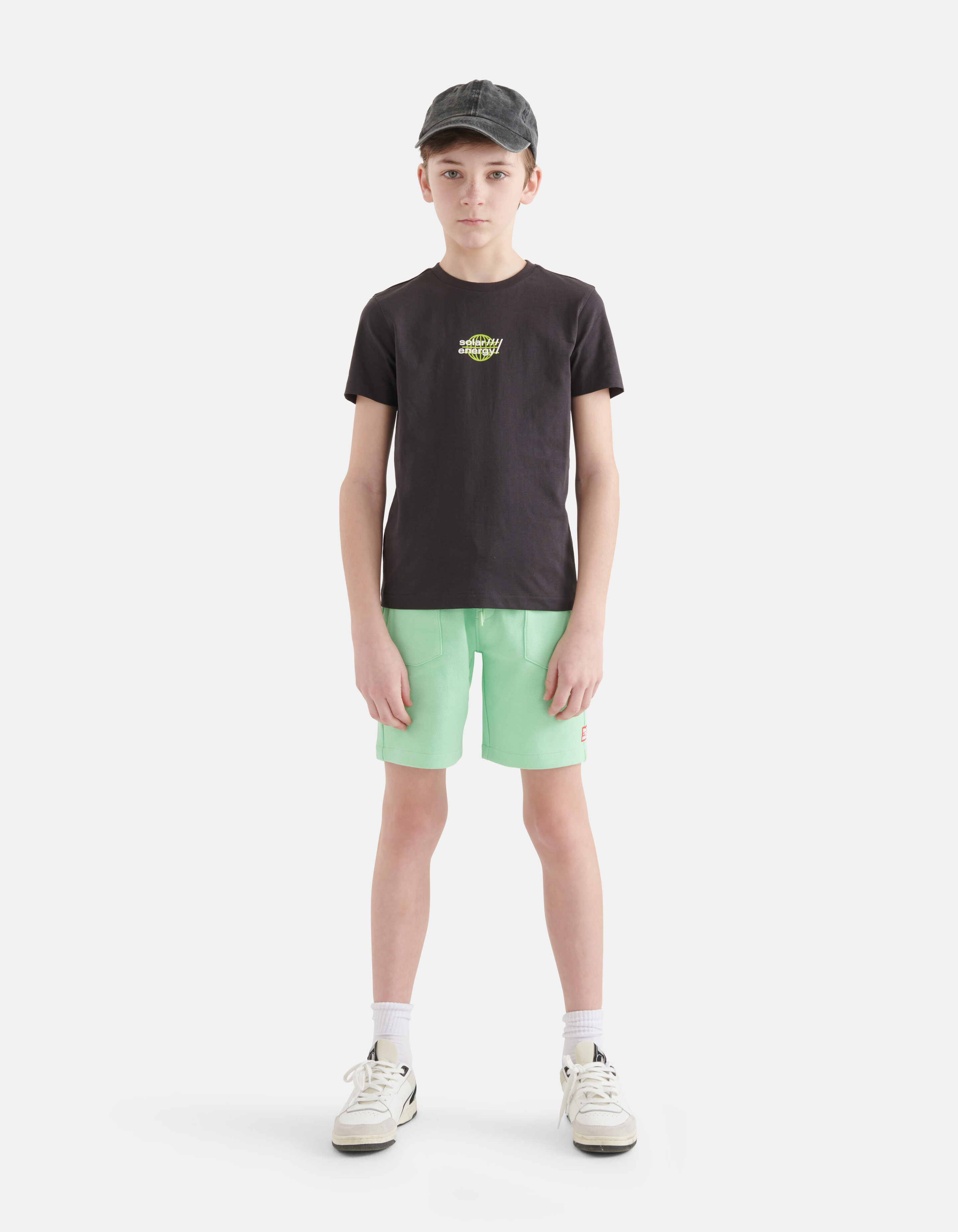 Artwork T-shirt Donkergrijs SHOEBY BOYS