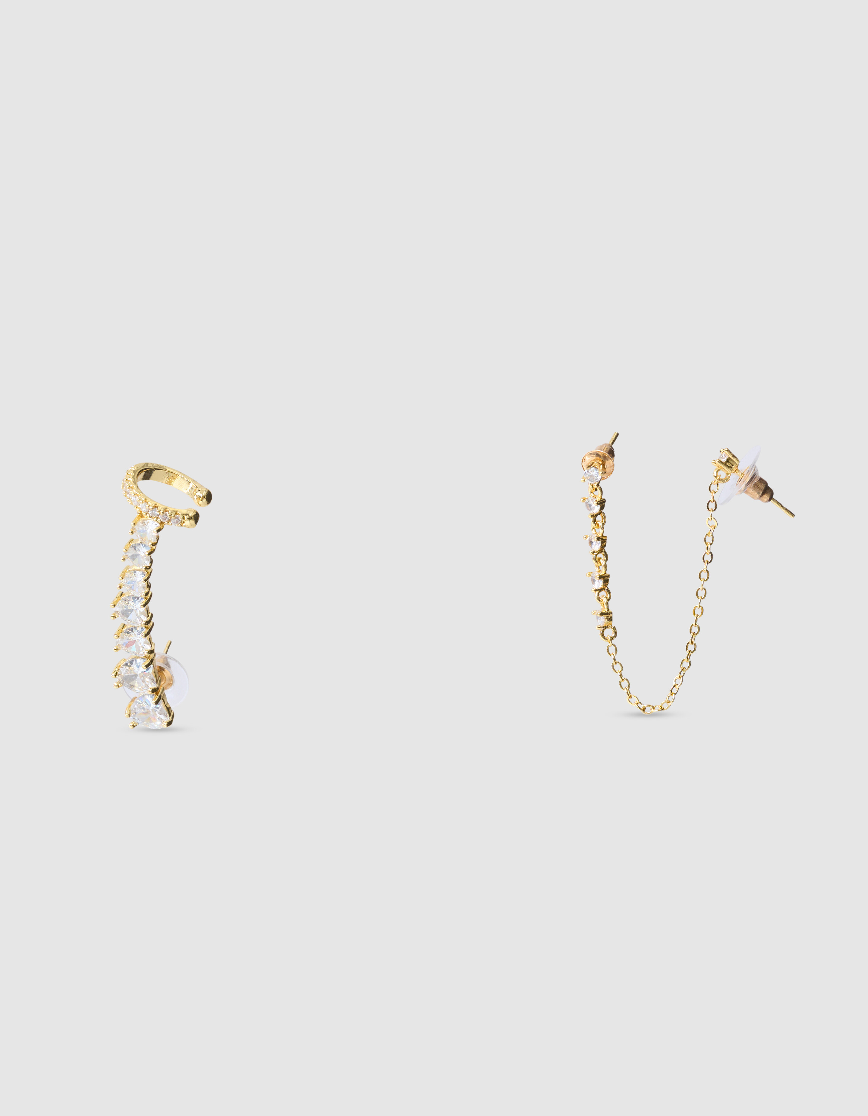 Strass Earcuff Set Goud SHOEBY ACCESSOIRES