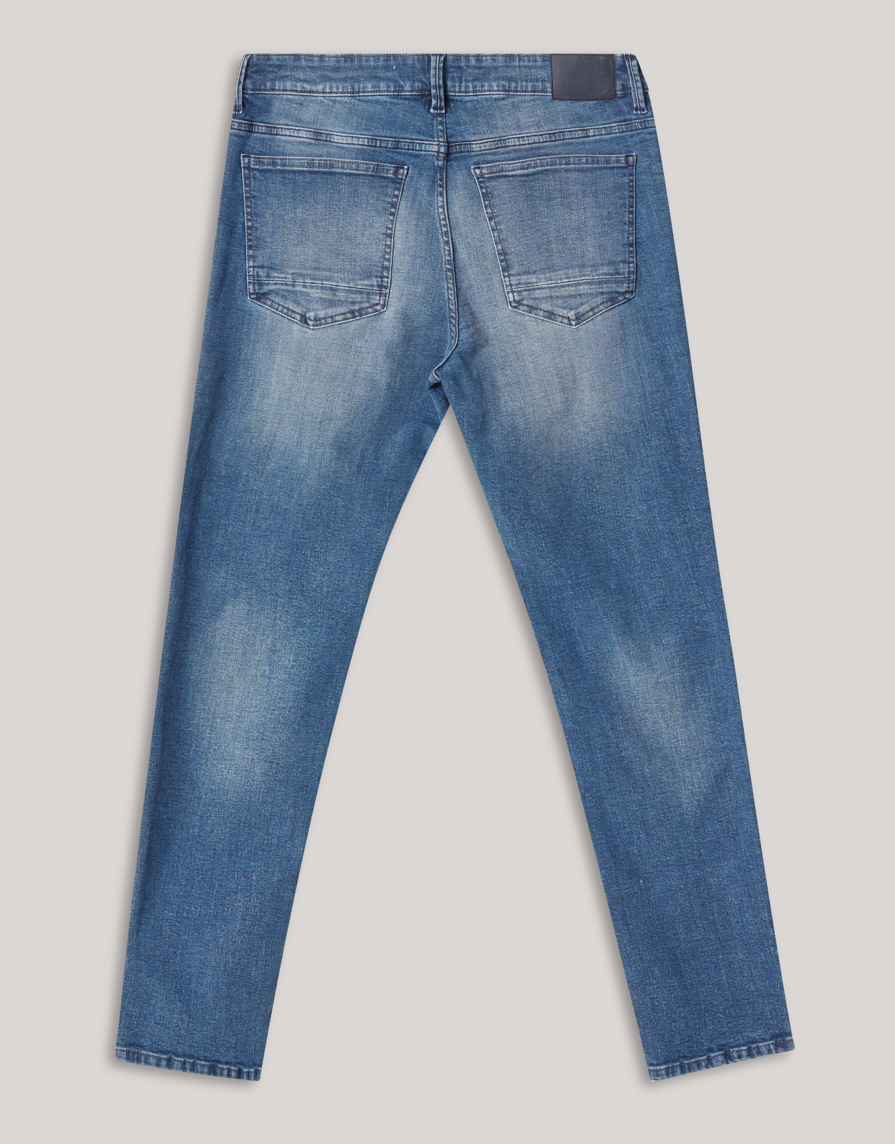 Slim Fit Jeans Blauw/Grijs L32 SHOEBY MEN