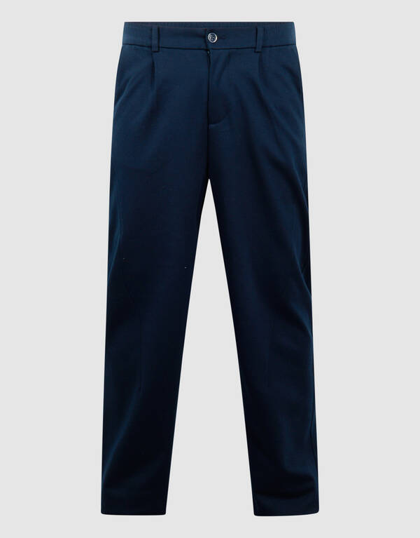 Regular Fit Broek Donkerblauw SHOEBY MEN