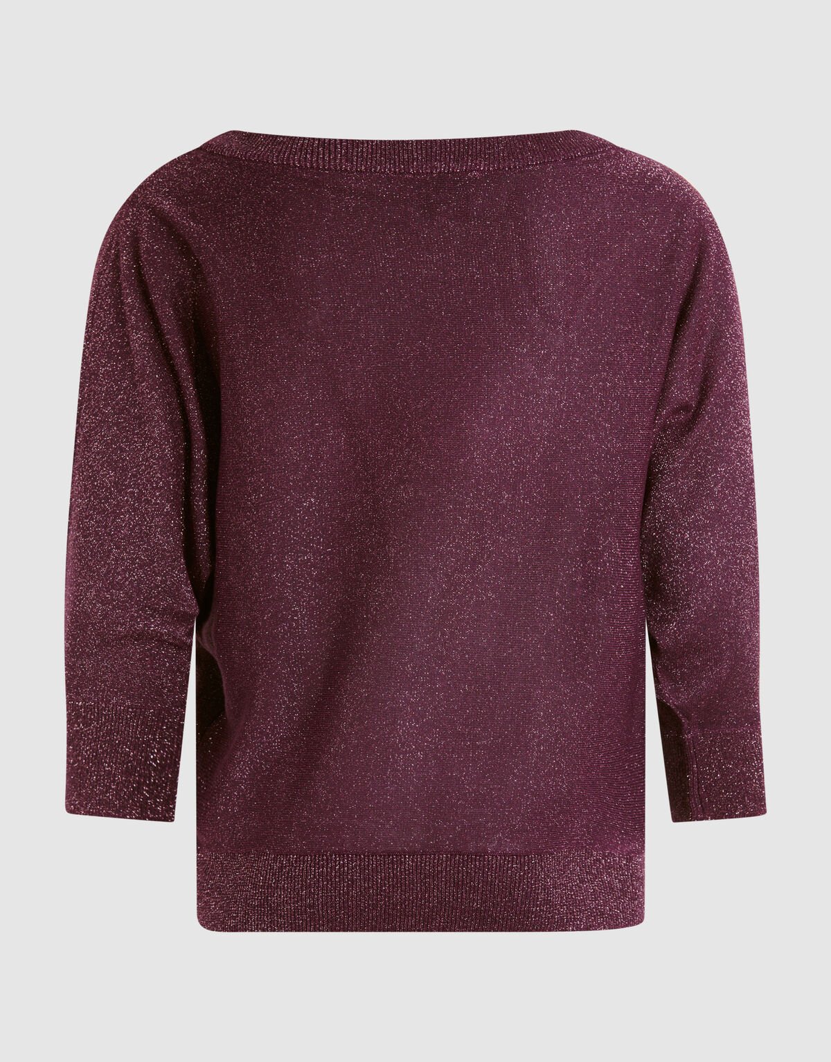Glitter Vleermuis Trui Donkerrood SHOEBY WOMEN