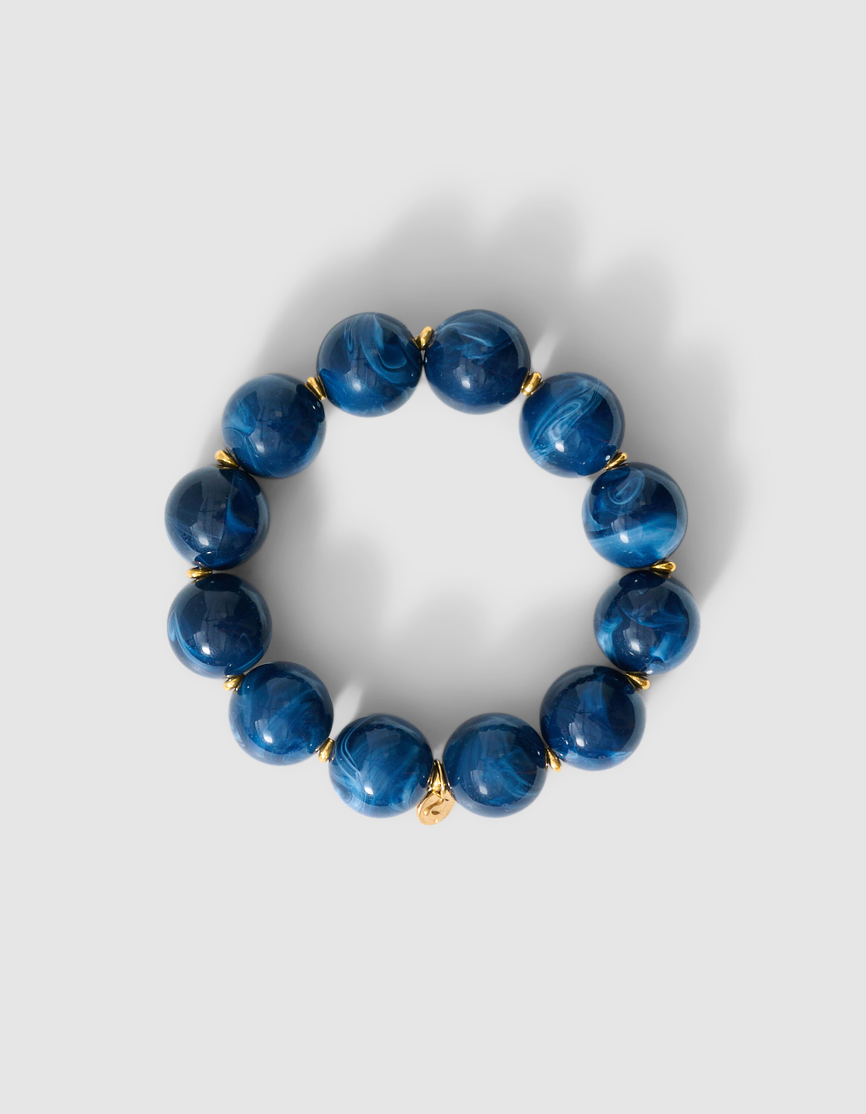 Beaded Armband Donkerblauw SHOEBY ACCESSOIRES