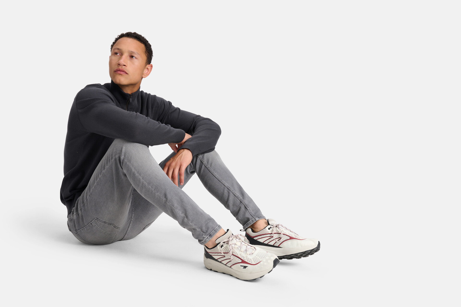 Skinny Jeans Lichtgrijs L32 Refill