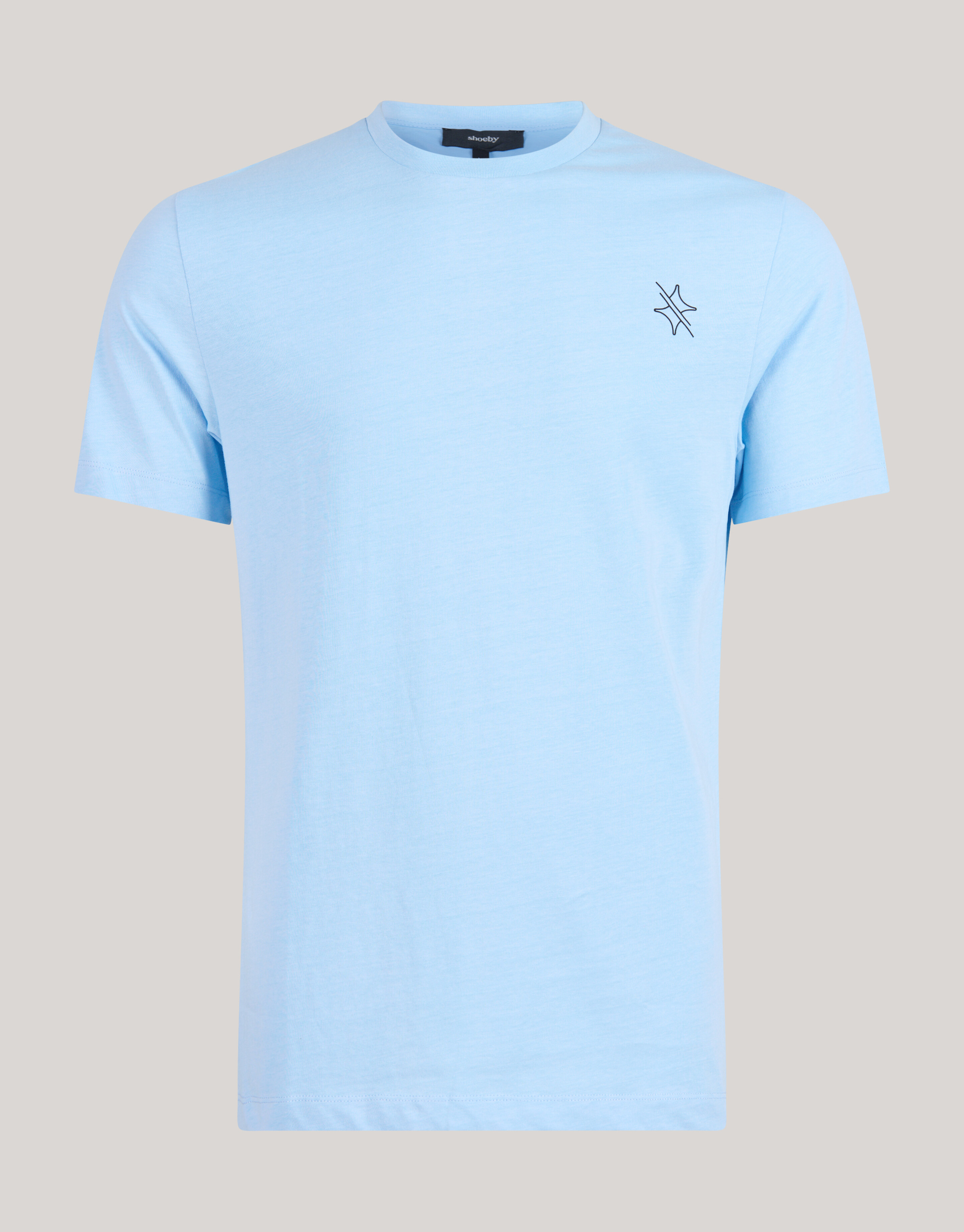 Sparkle Logo T-shirt Lichtblauw SHOEBY MEN