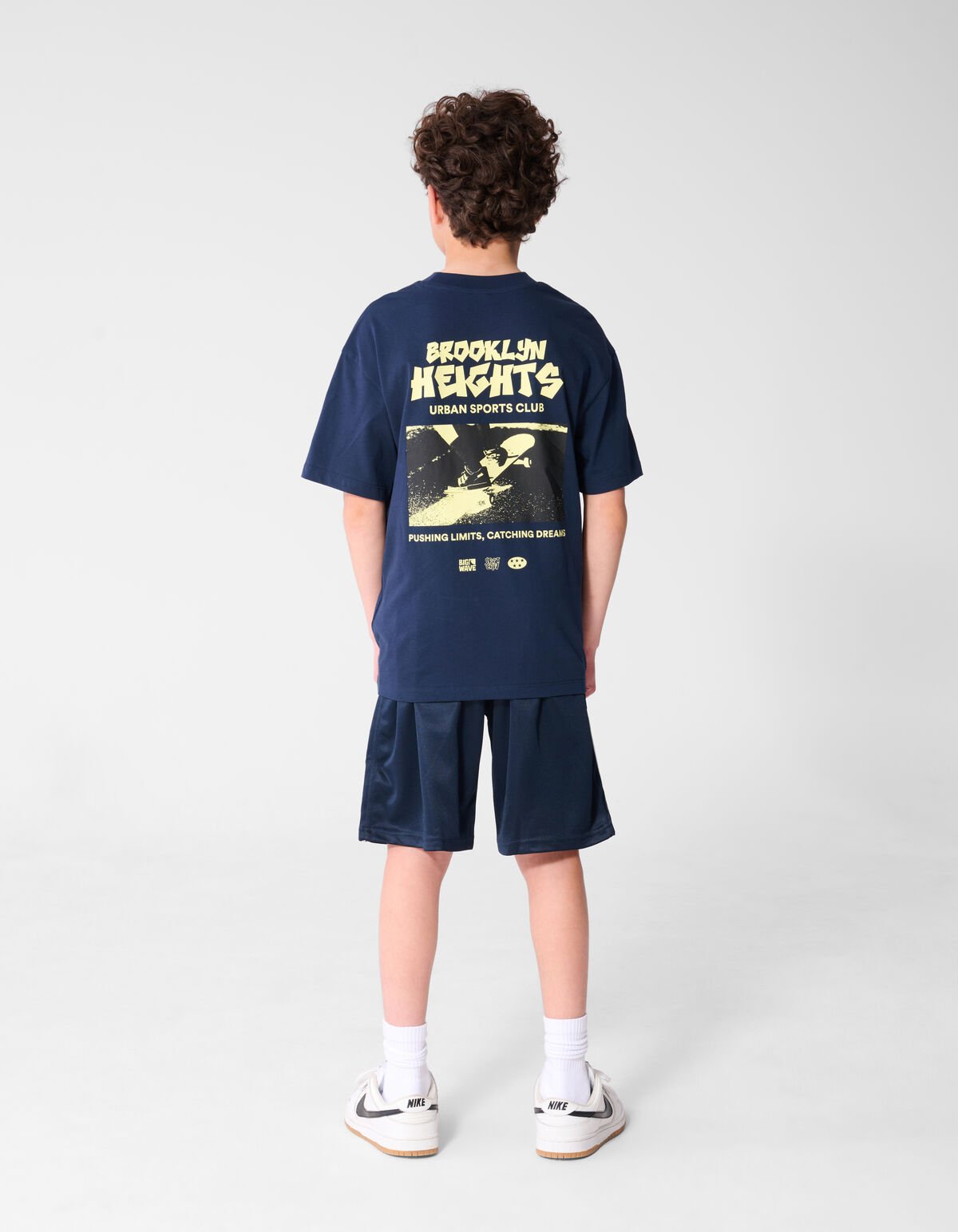 Brooklyn Artwork T-shirt Donkerblauw SHOEBY BOYS