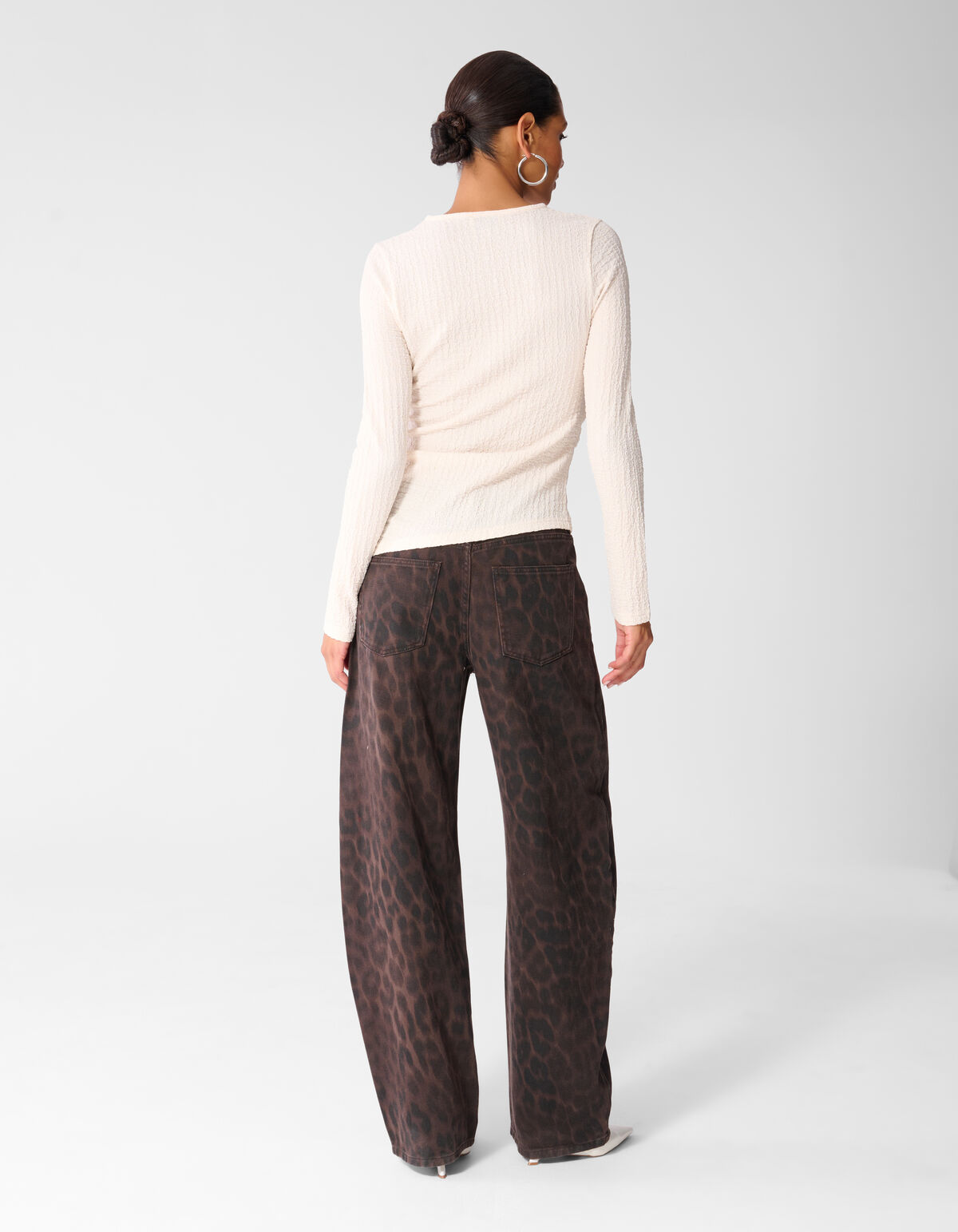 Asymmetrische Top Ecru SHOEBY WOMEN