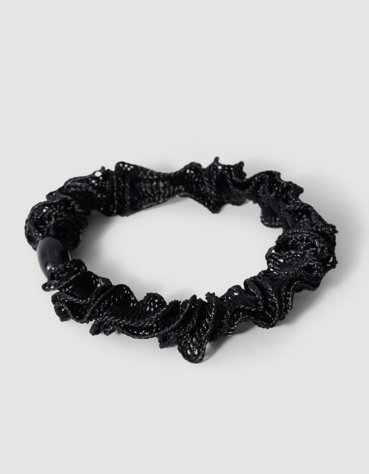Ruffle Haarelastiek Zwart SHOEBY ACCESSOIRES