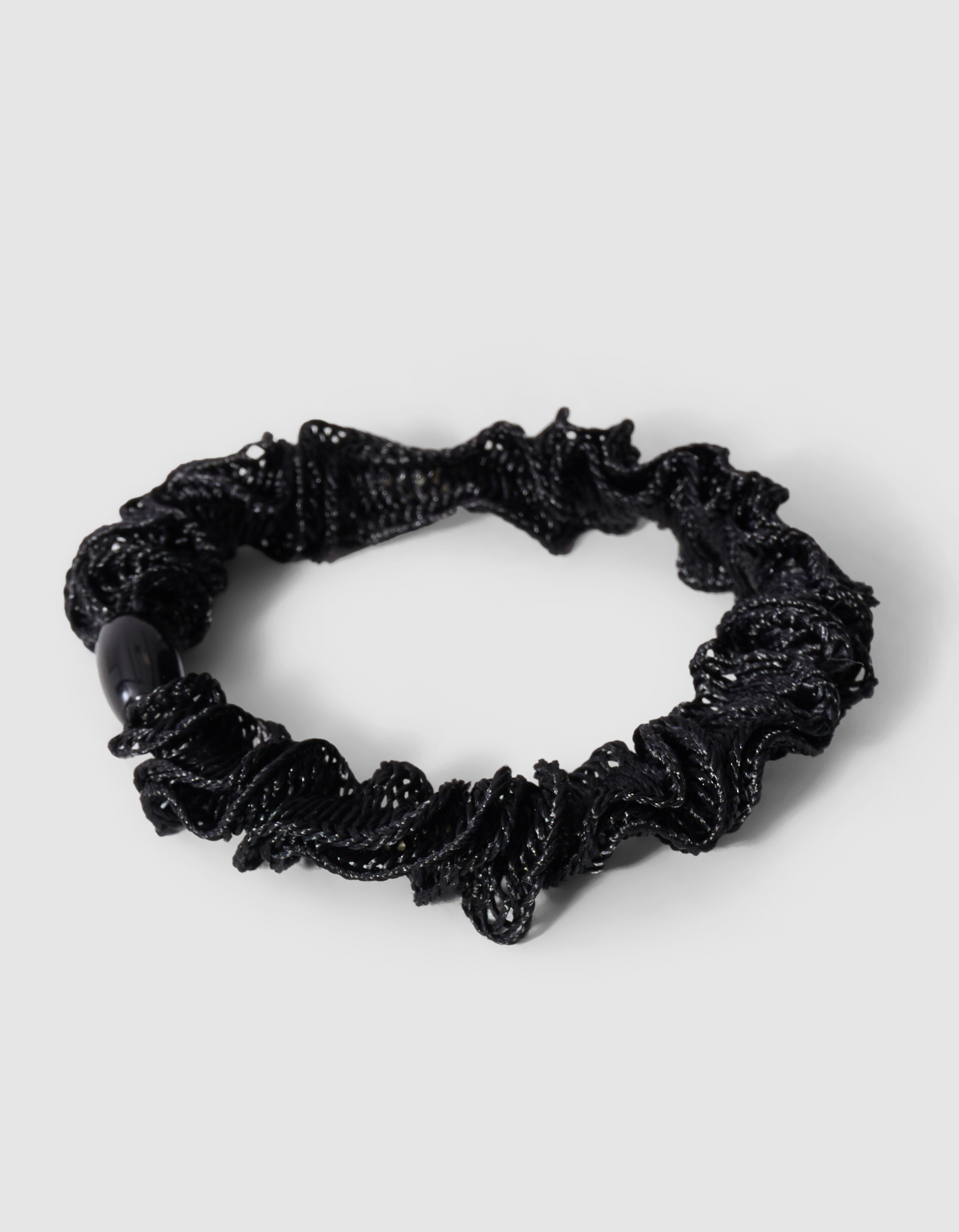 Ruffle Haarelastiek Zwart SHOEBY ACCESSOIRES
