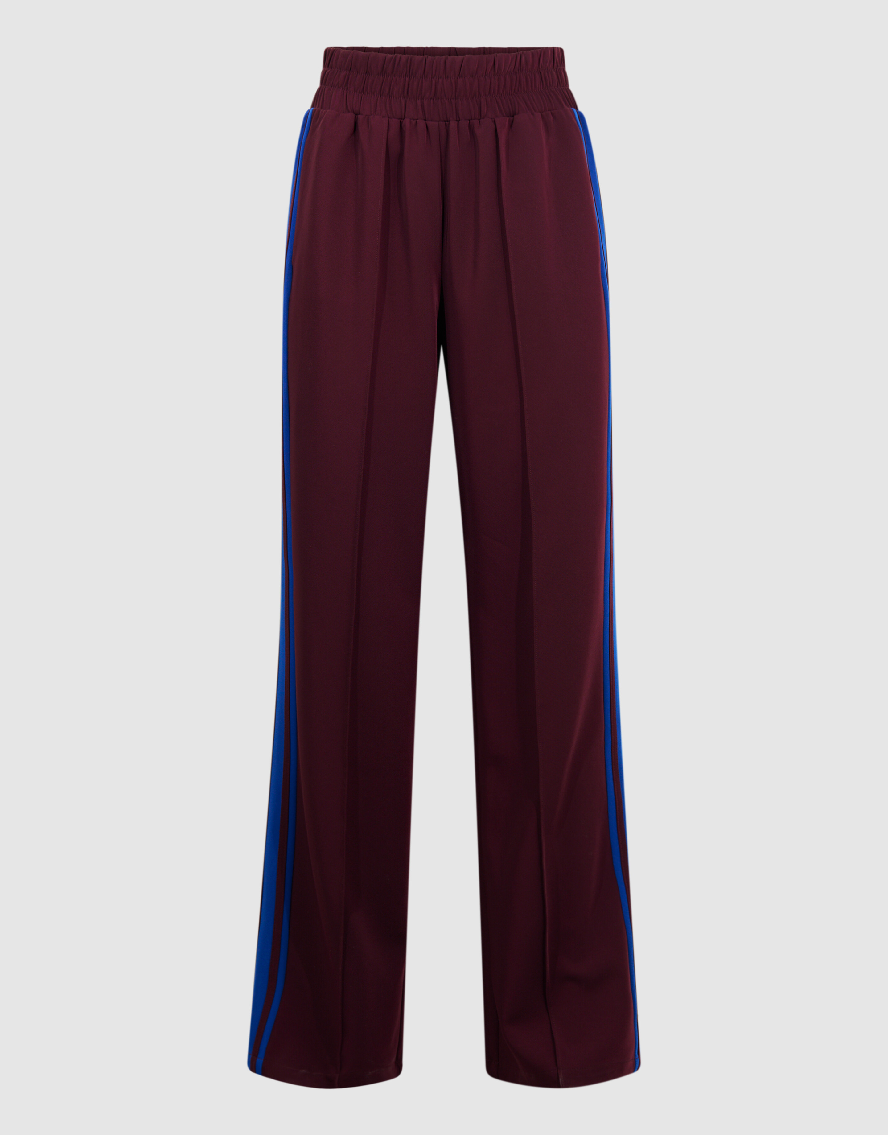 Sporty Wide Leg Broek Donkerrood SHOEBY WOMEN