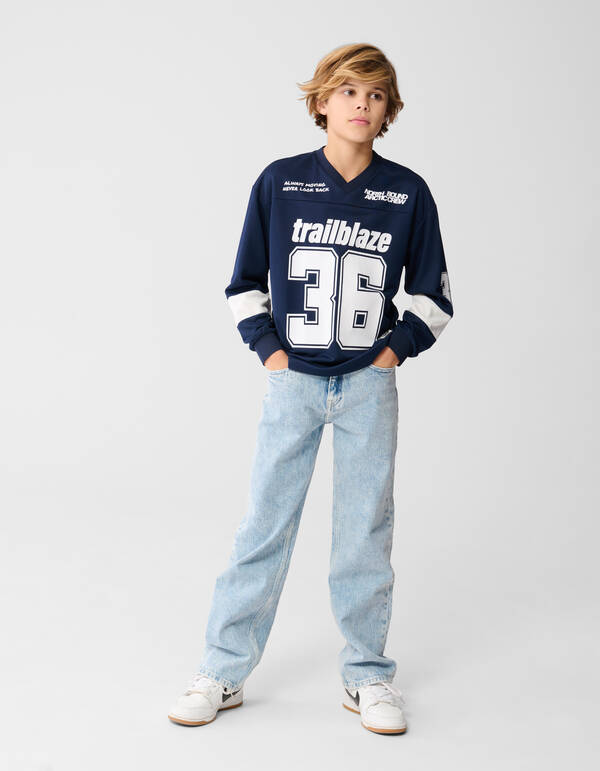Trailblaze Longsleeve Top Blauw SHOEBY BOYS