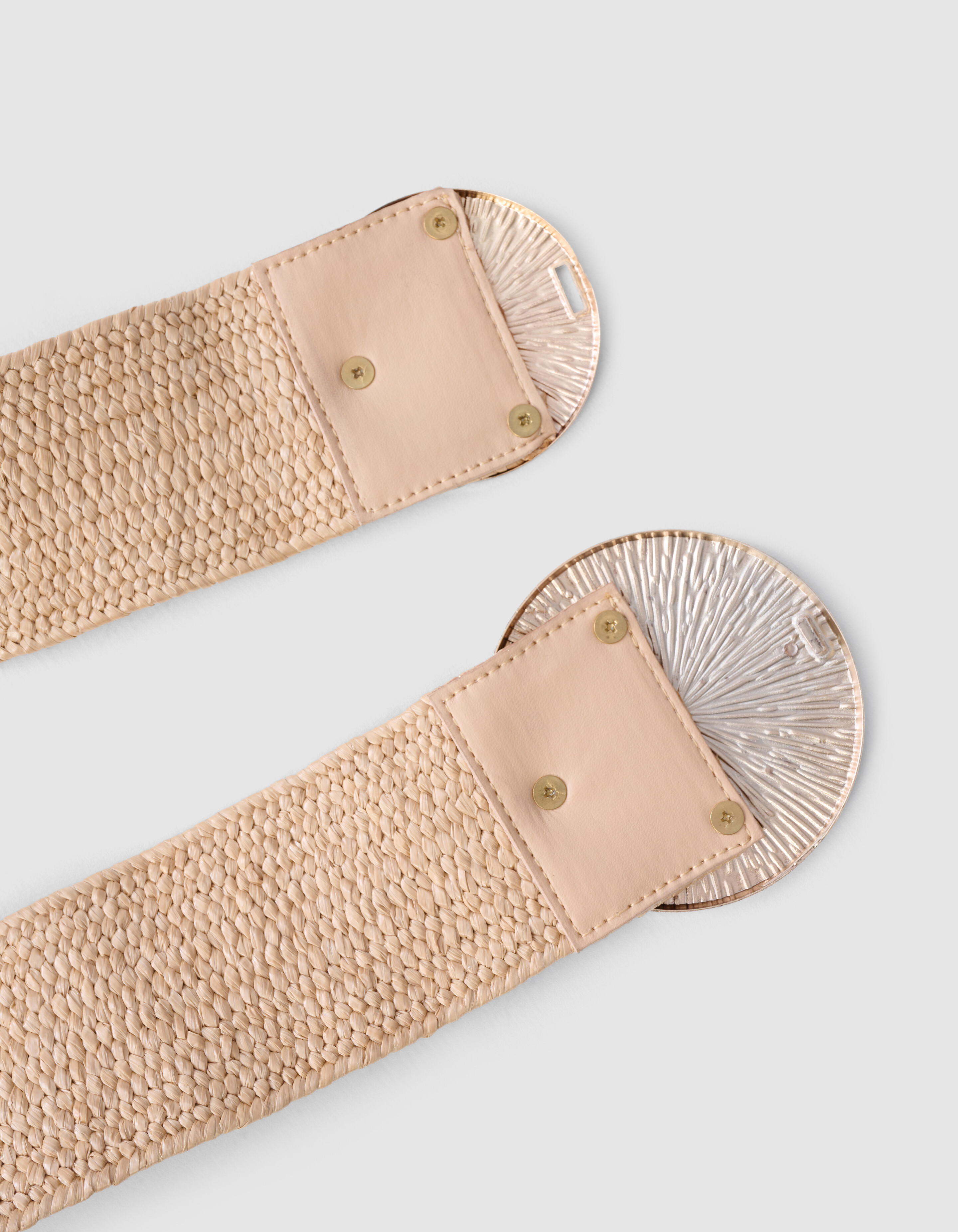 Gevlochten Riem Beige SHOEBY ACCESSOIRES