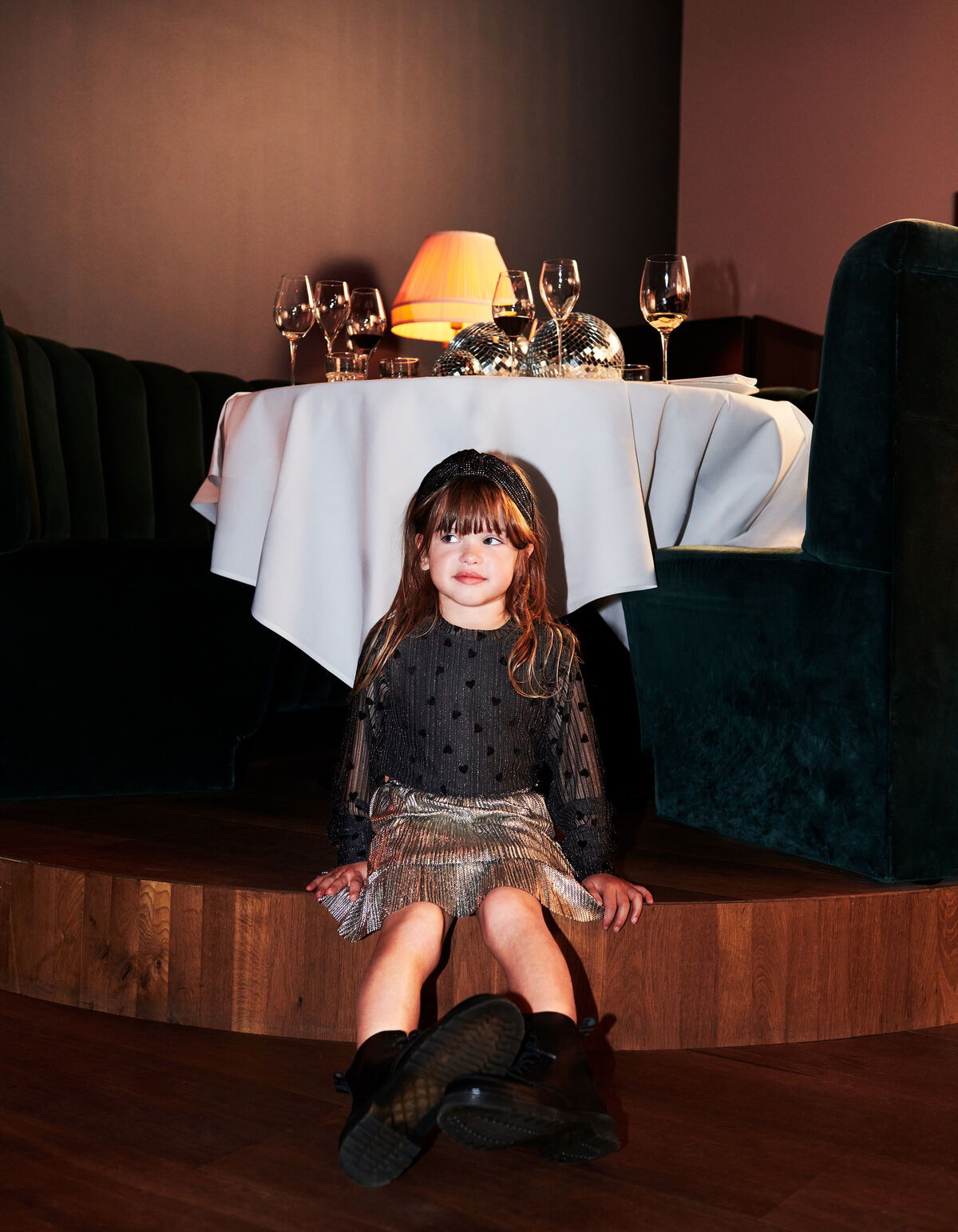 Mesh Top Zwart SHOEBY GIRLS