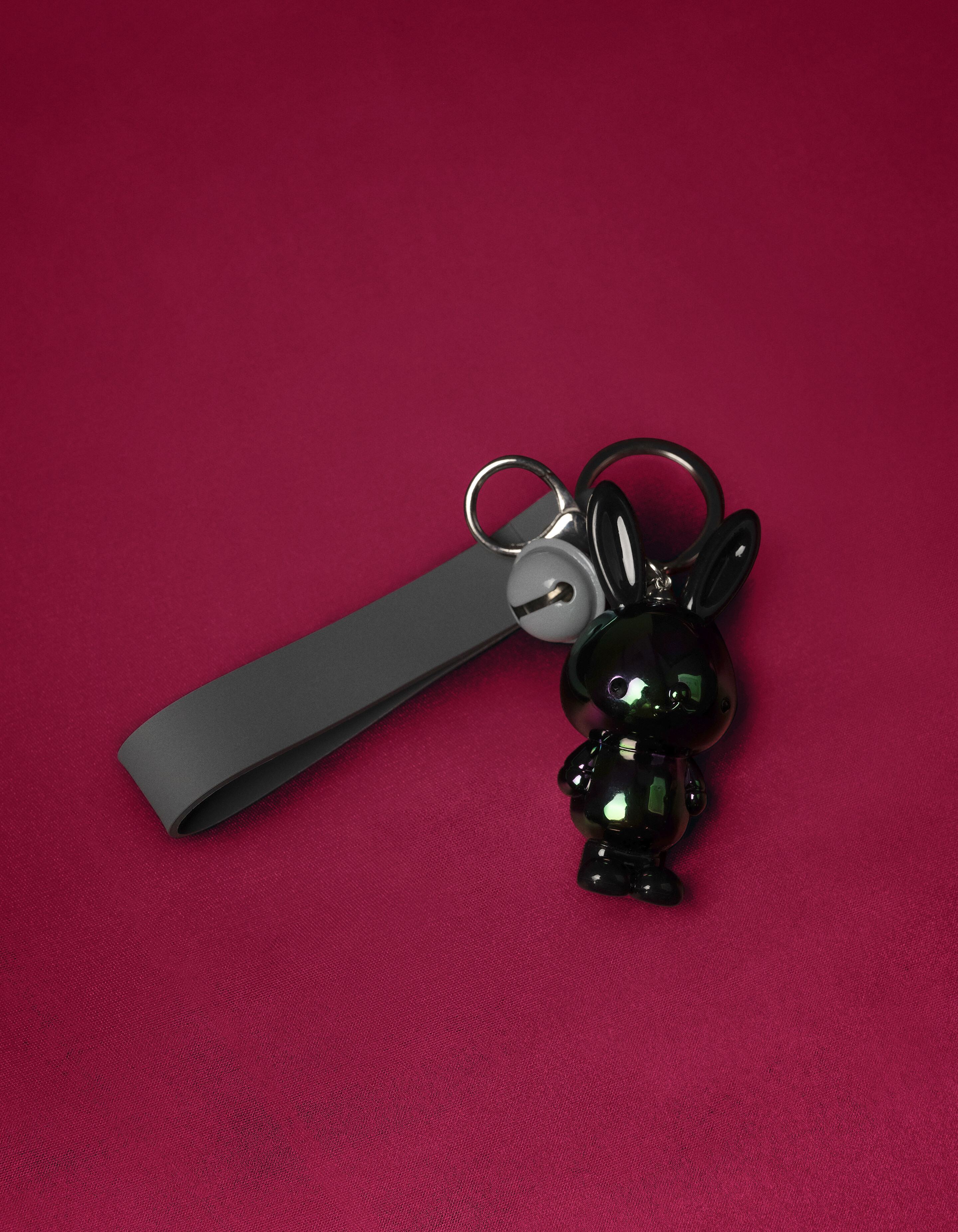 Konijn Sleutelhanger Grijs SHOEBY ACCESSOIRES