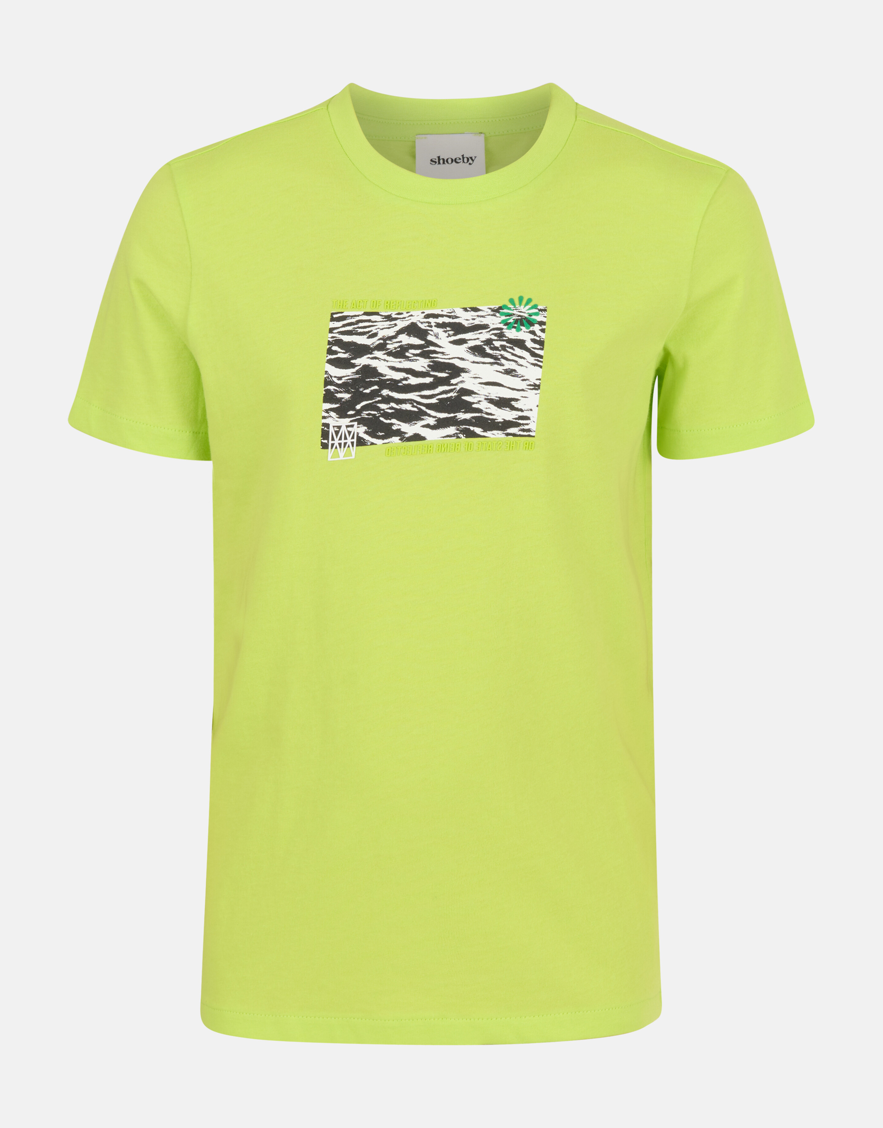 Artwork T-shirt Lime Groen SHOEBY BOYS