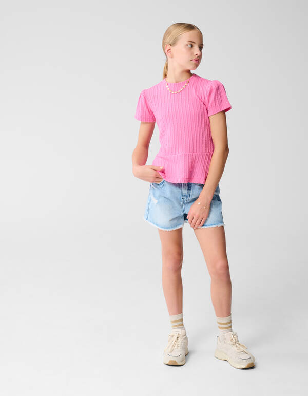 Destroy Denim Short Bleached SHOEBY GIRLS