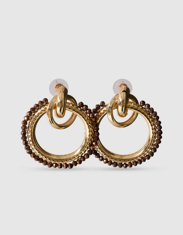 Triple Ring Oorbellen Goud SHOEBY ACCESSOIRES
