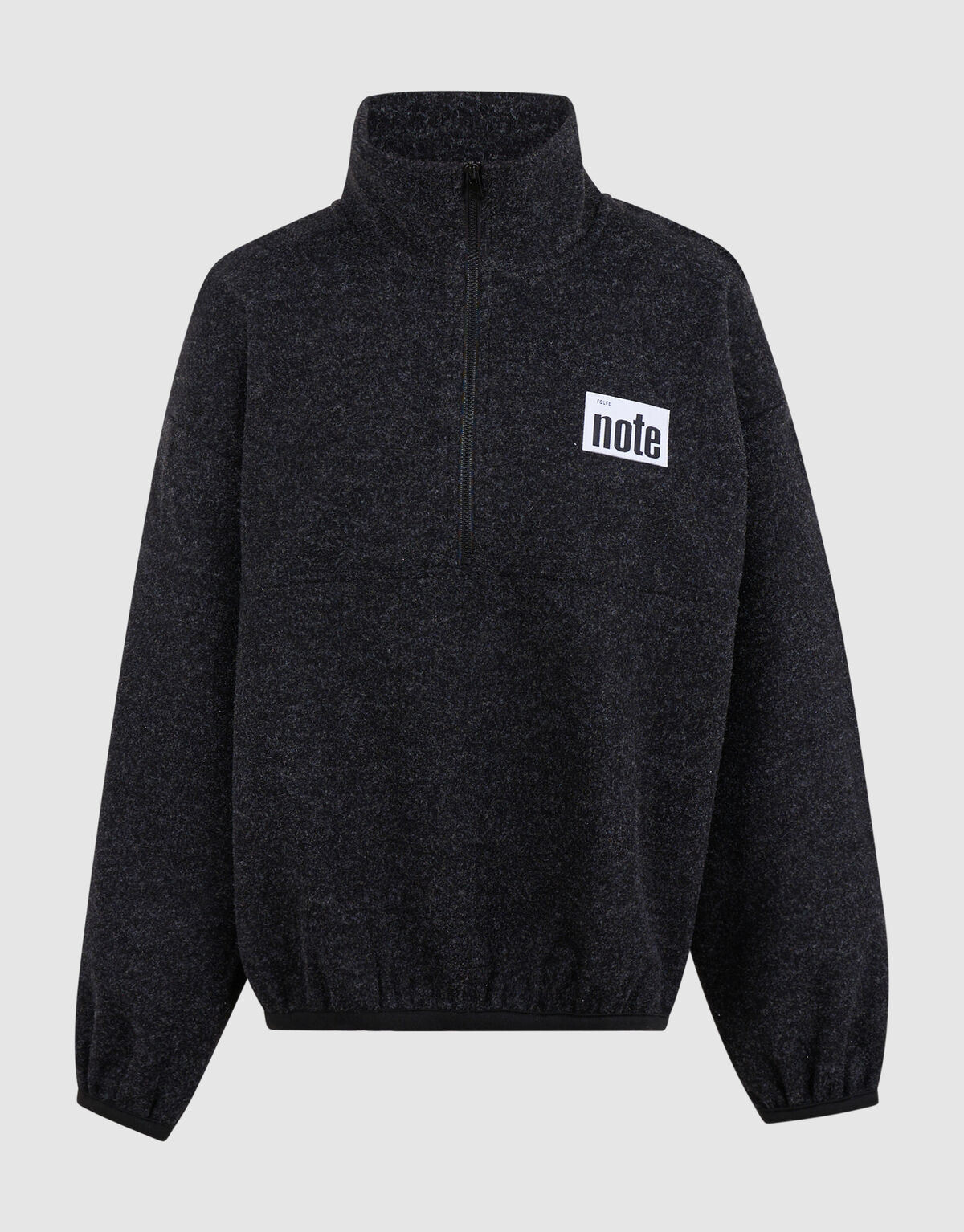 Half Zip Sweater Donkergrijs SHOEBY BOYS