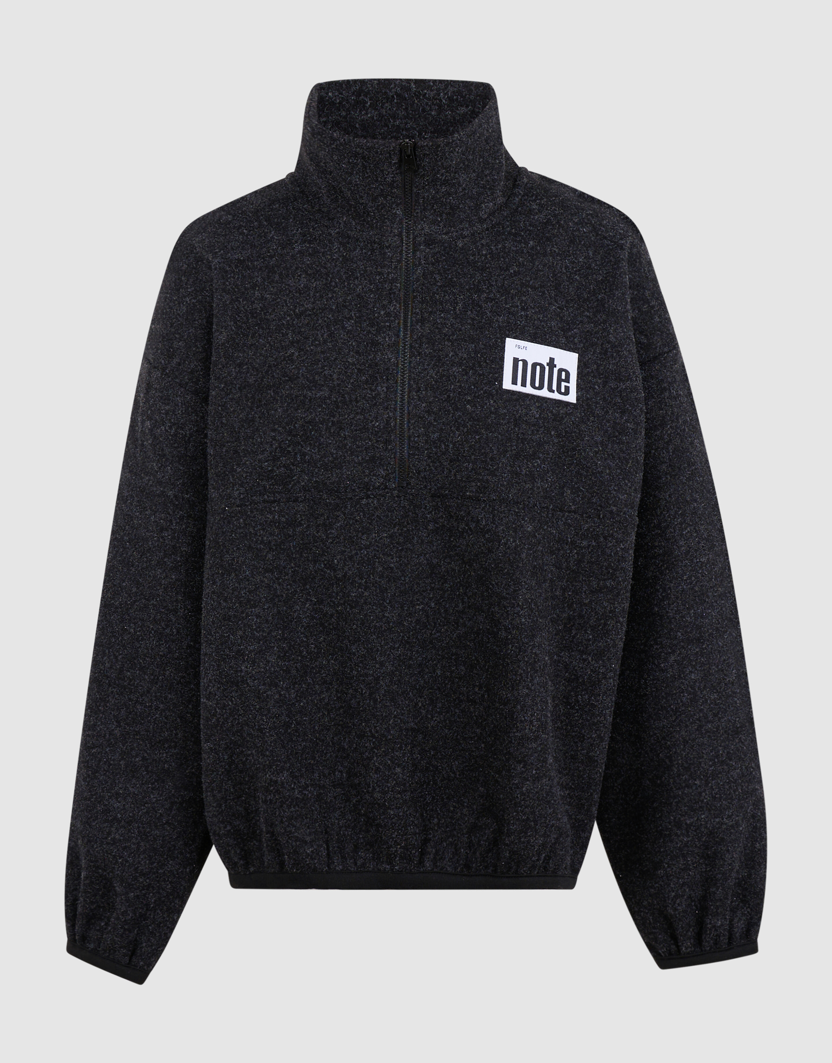 Half Zip Sweater Donkergrijs SHOEBY BOYS