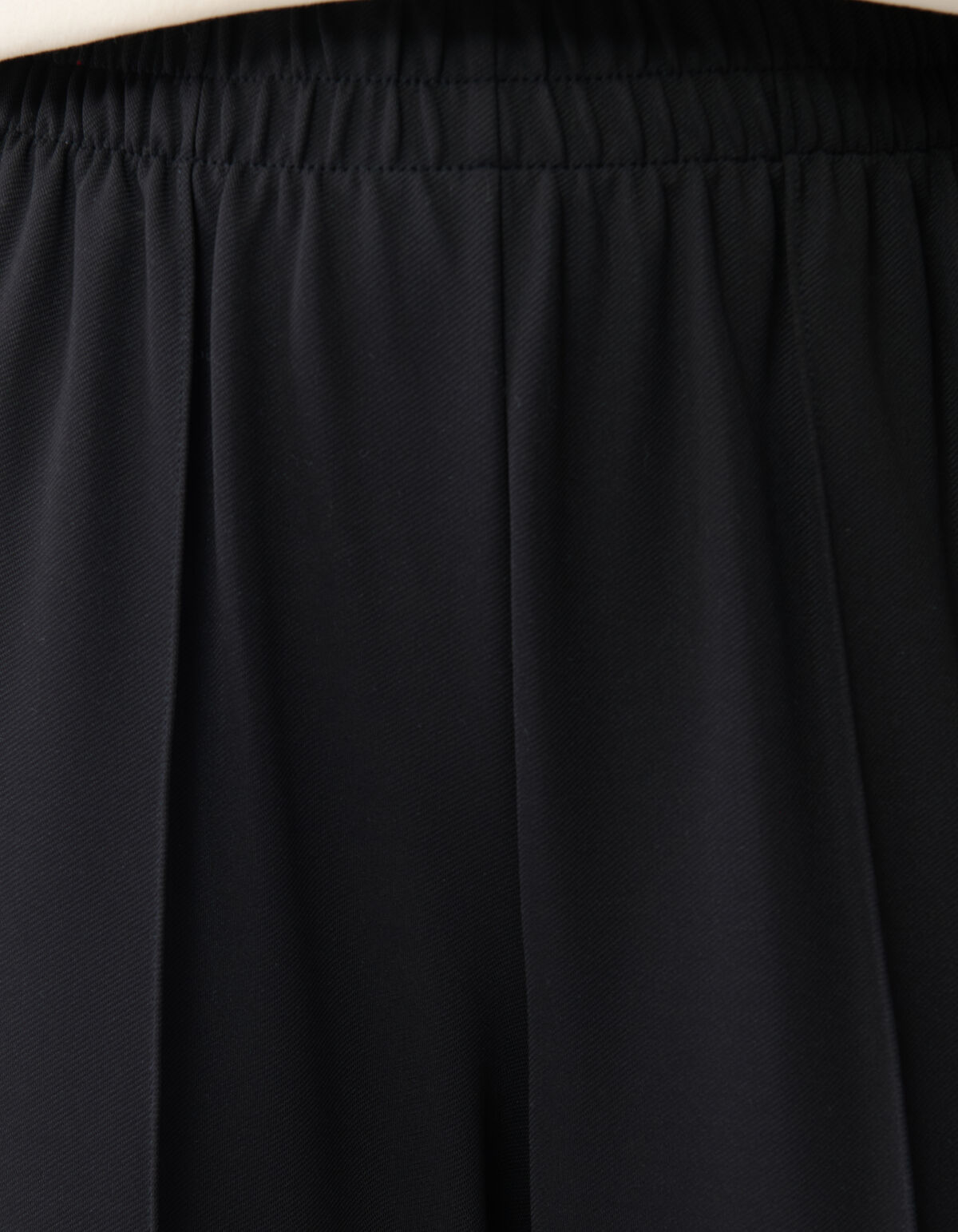 Basis Wide Leg Broek Zwart SHOEBY WOMEN