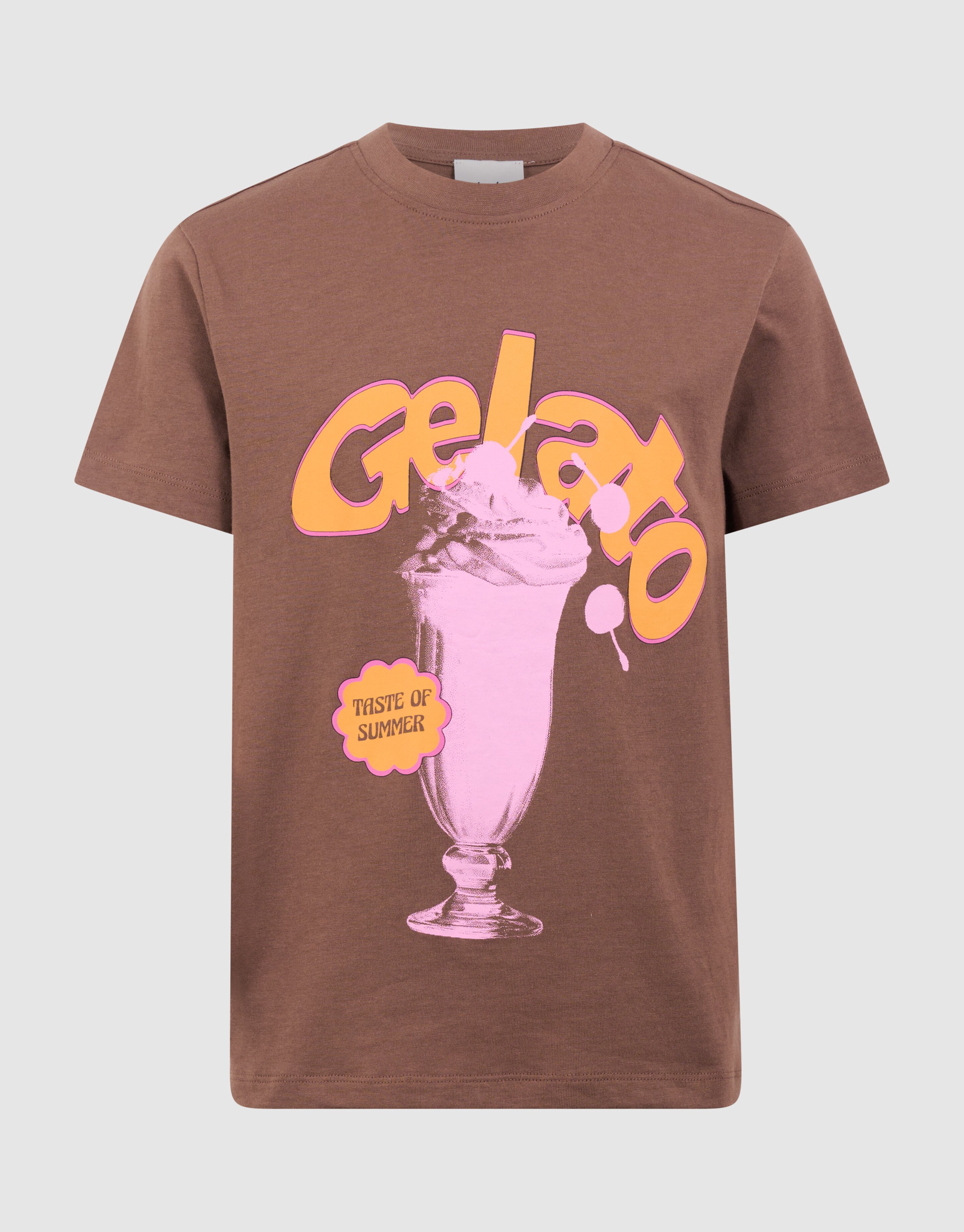 Gelato Artwork T-shirt Bruin SHOEBY GIRLS