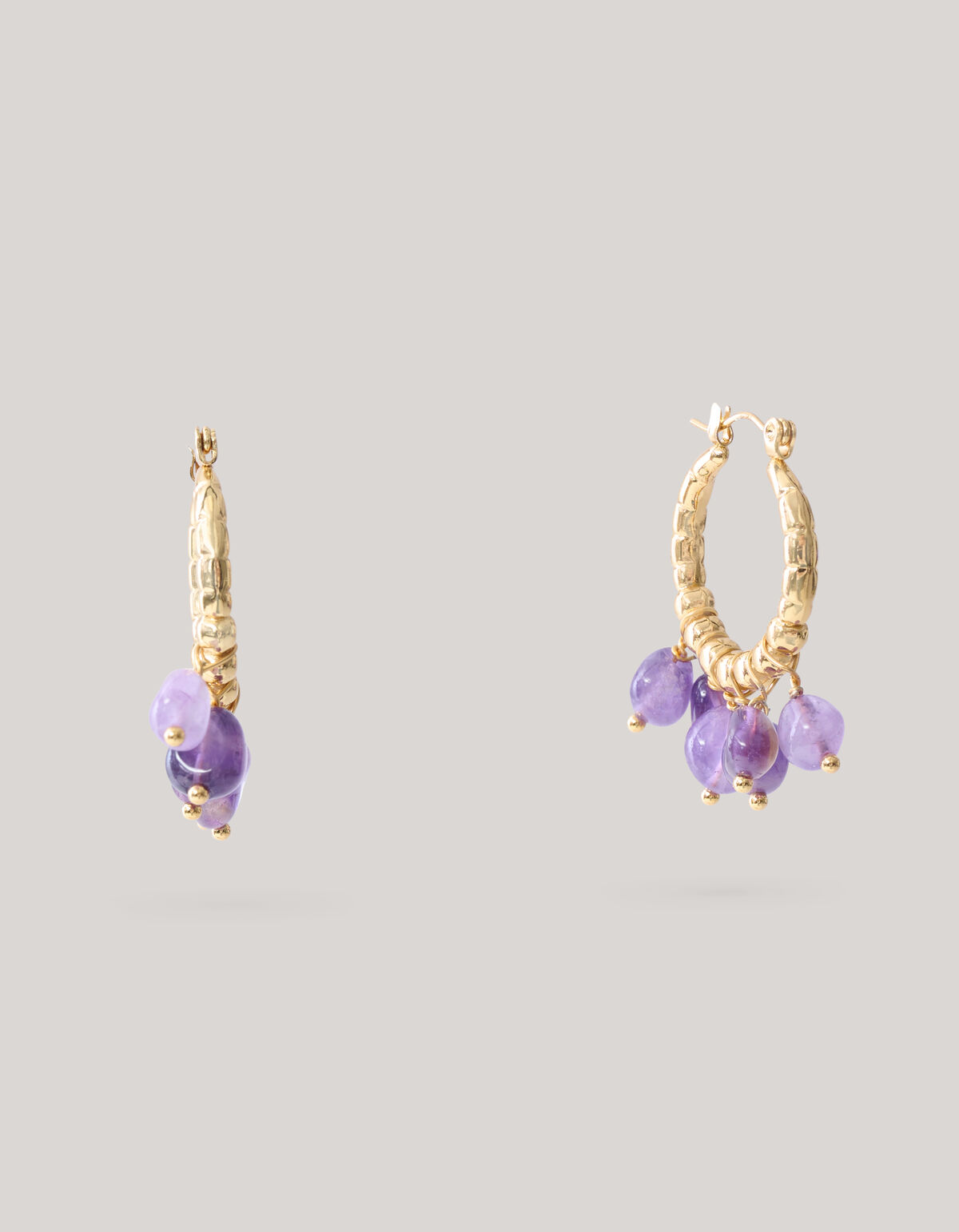 Hanging Beads Hoop Oorbellen Goud SHOEBY ACCESSOIRES