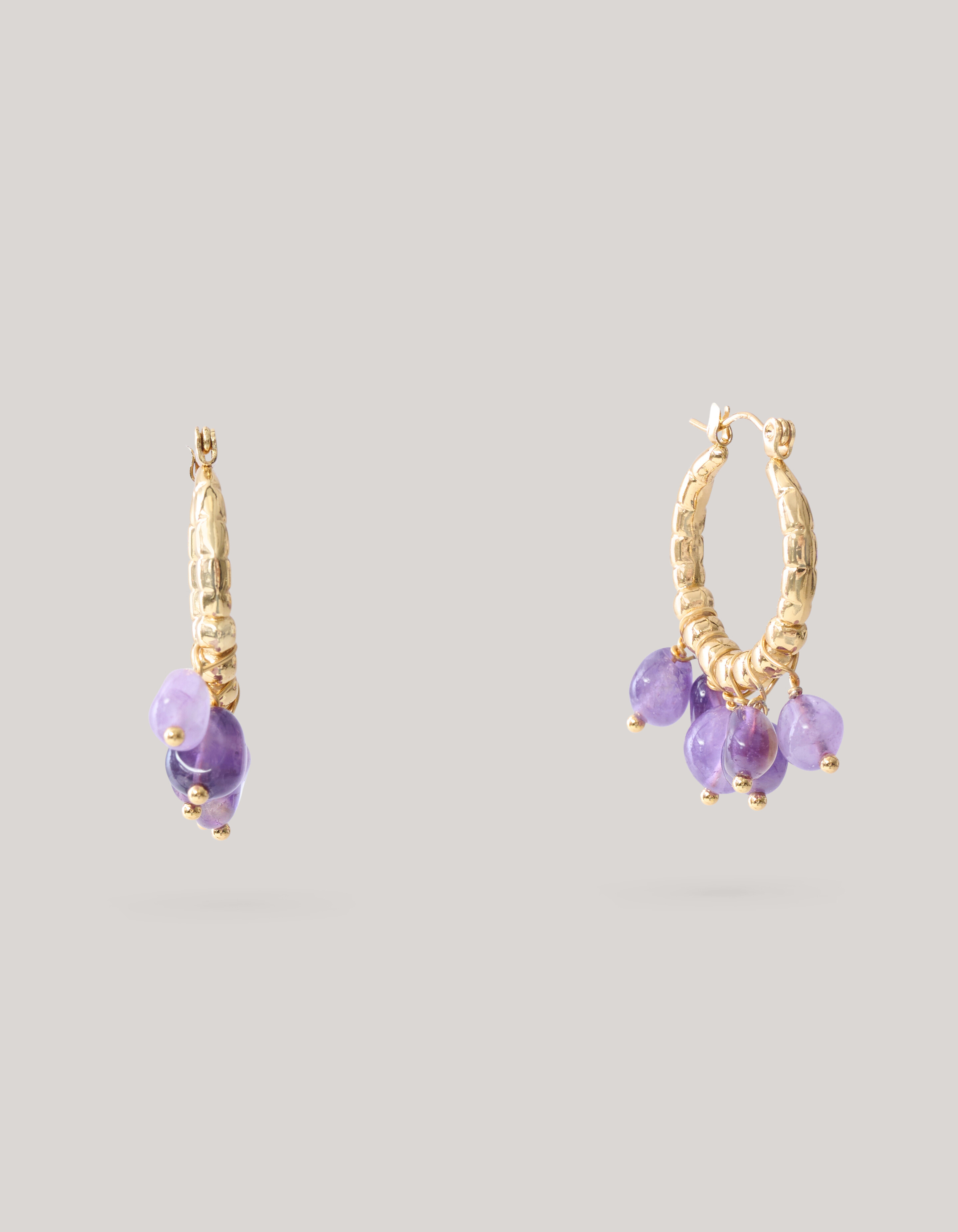 Hanging Beads Hoop Oorbellen Goud SHOEBY ACCESSOIRES